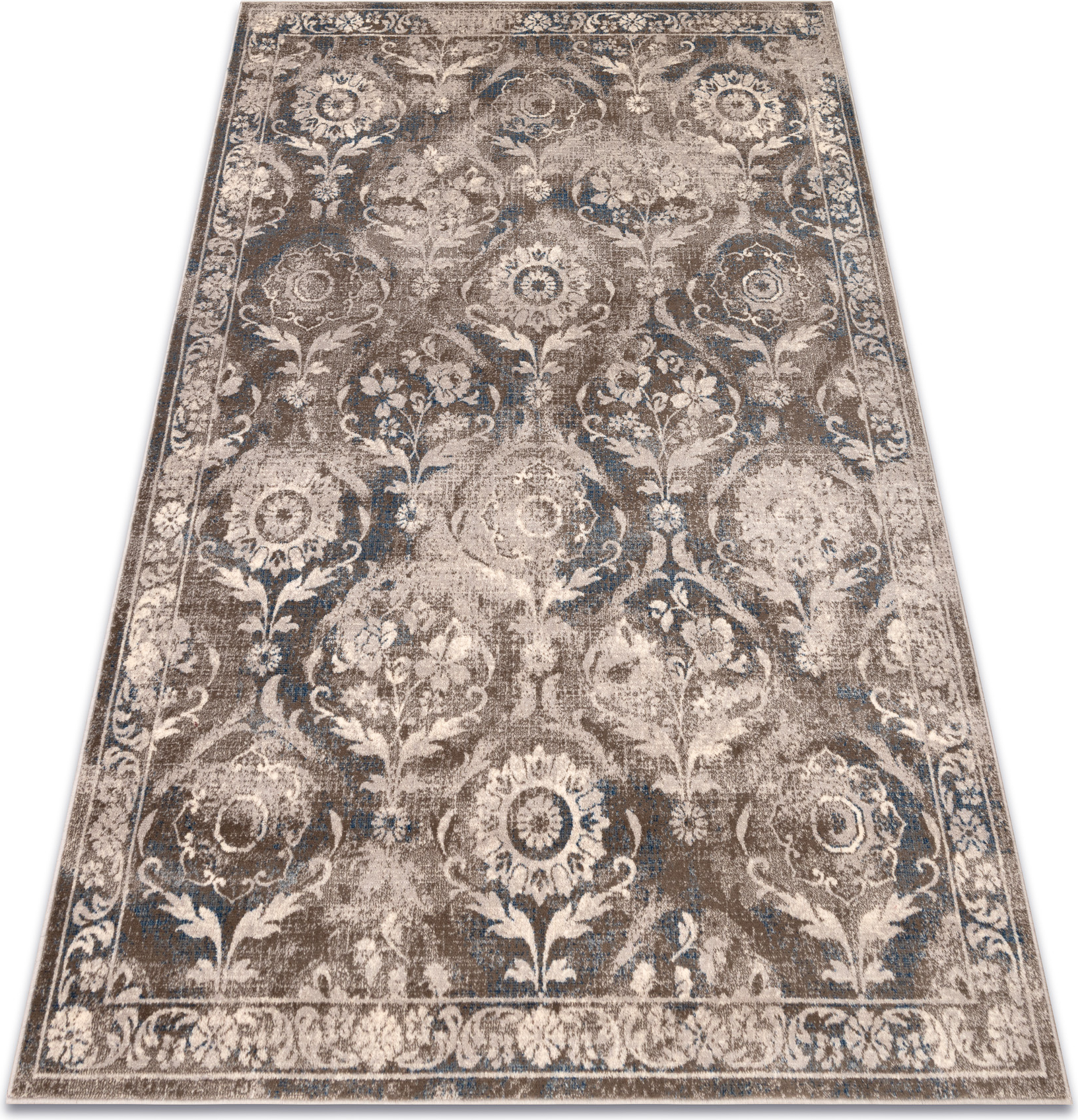 Dywan NAIN Ornament, vintage 7601/51625 beż / niebieski beżowy 200x300 cm