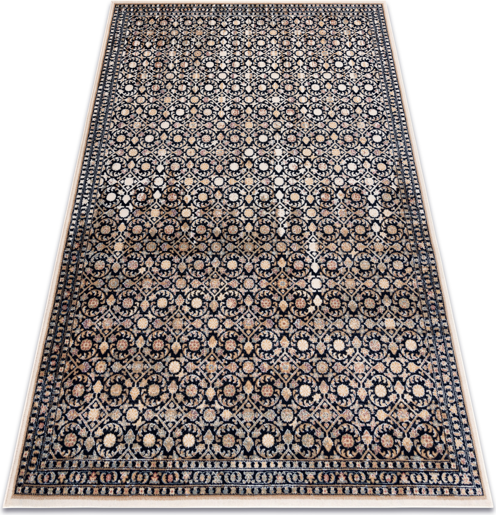 Dywan NAIN Ornament 1183/51033 granat / beż niebieski 160x230 cm