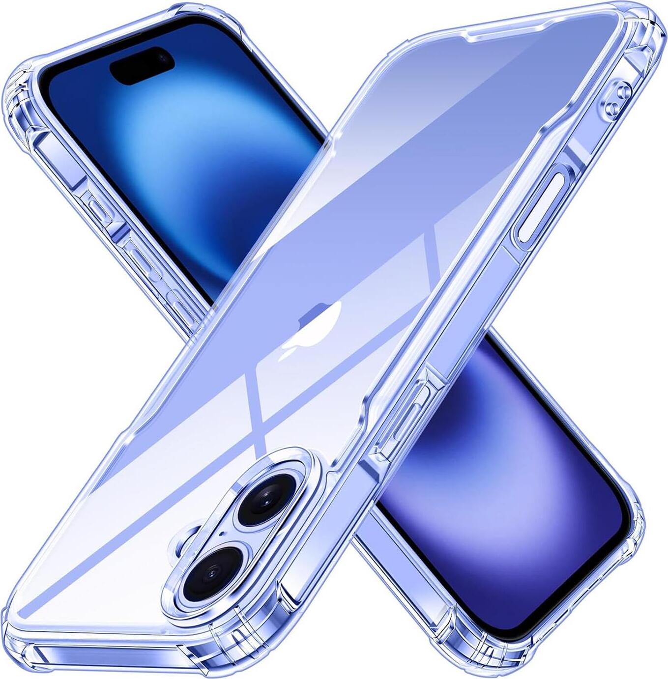 Etui ochronne na telefon Apple iPhone 16 Antywstrząsowe przezroczyste etui na telefon komórkowy