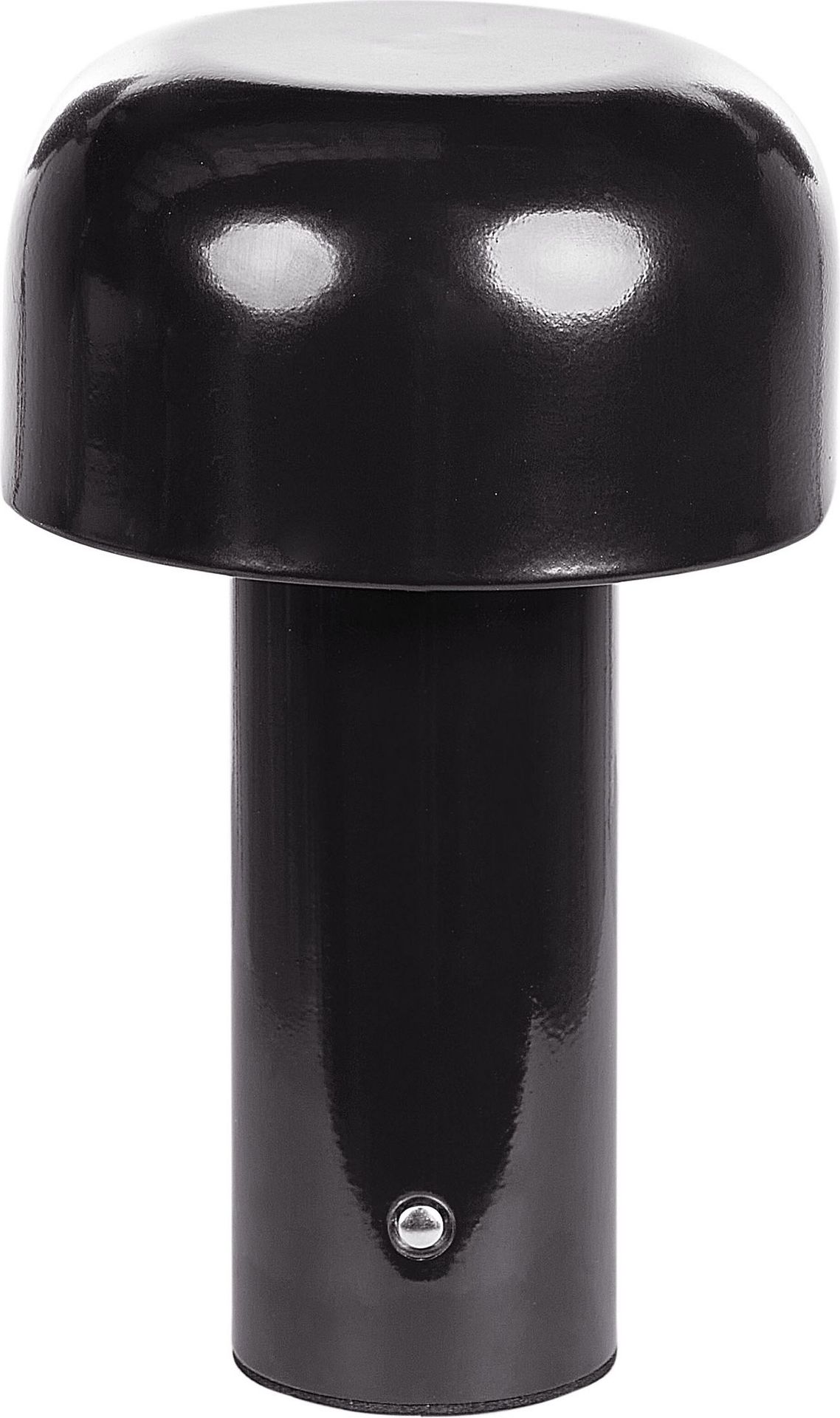 BELIANI Lampa stołowa czarna metal klosz nowoczesna
