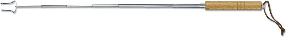 Drewniany widelec do grilla, beżowy