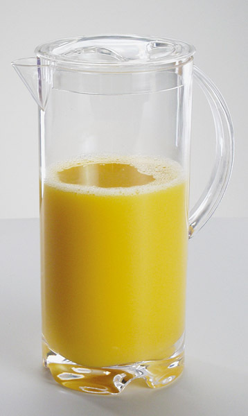 Dzbanek na sok Assheuer and Pott przezroczysty wysokość 26cm pojemność 2000ml