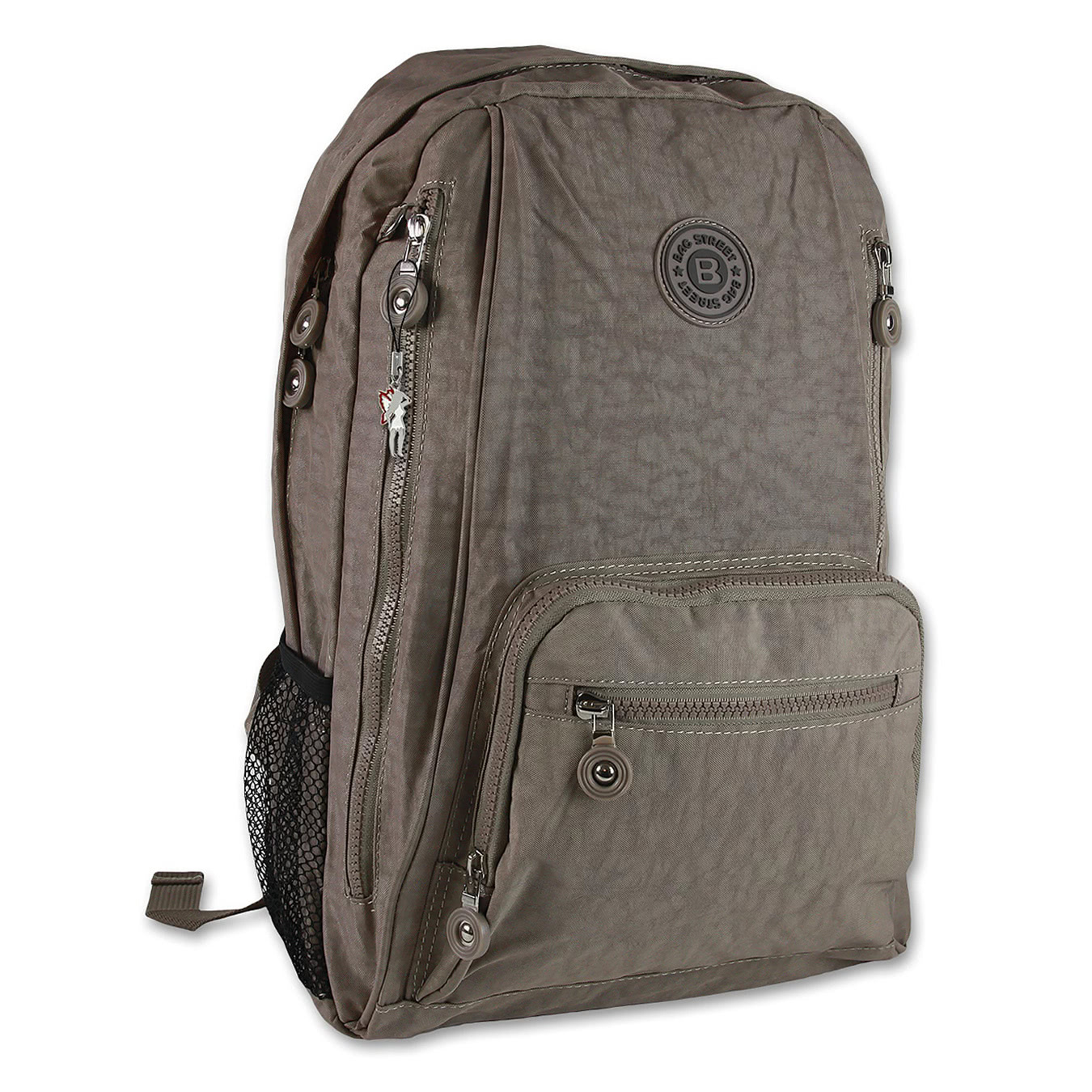Torba Street nylon plecak damski męski torba sportowa kamień brązowy 25x43x13 OTJ613L