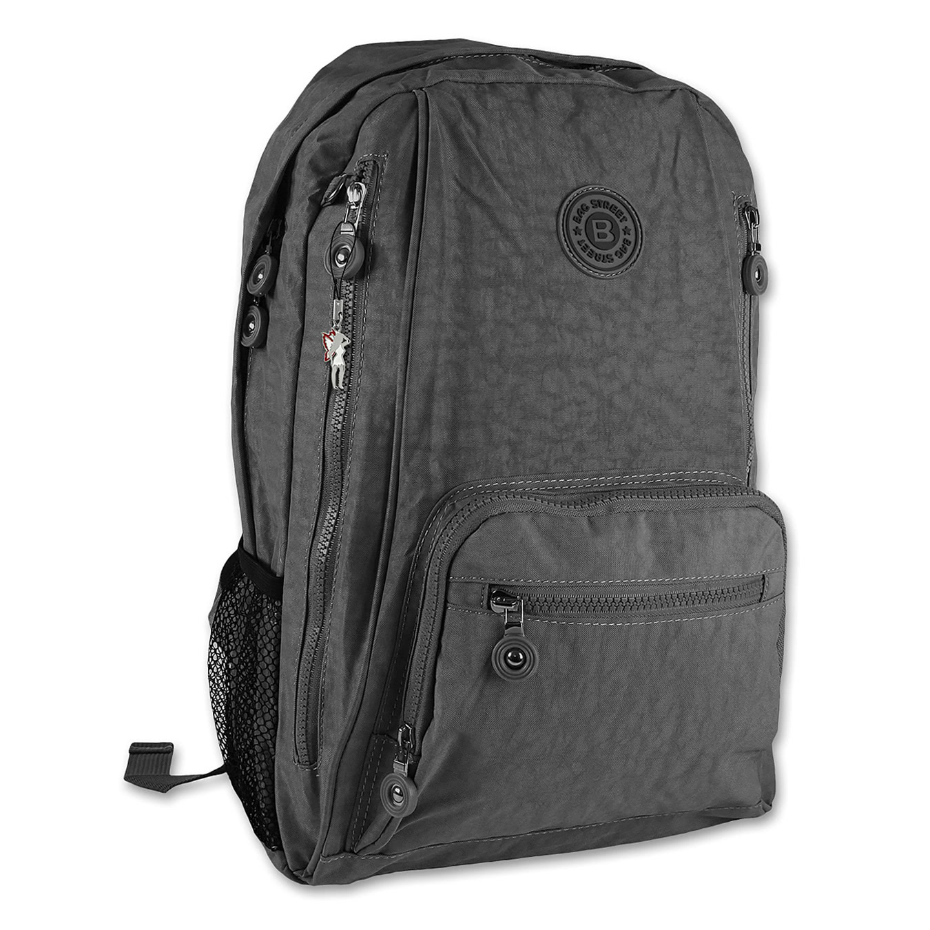 Torba Street Nylon Plecak Kobiety Torba sportowa Mężczyźni szary 25x43x13 cm OTJ613K