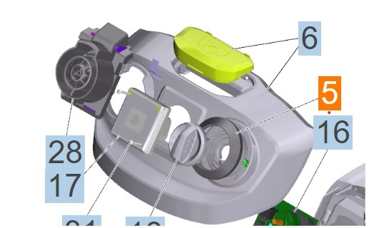 Podkładka, Pierścień Wyłącznika Odkurzacza Karcher Wd 9.038-630.0