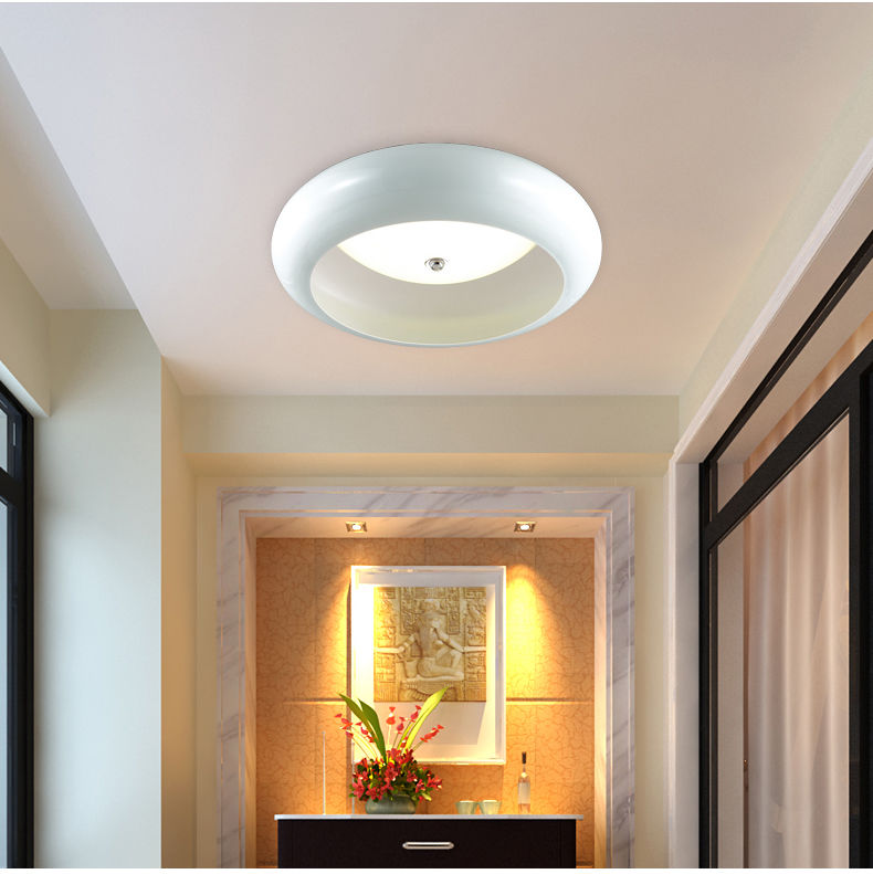 Lampa sufitowa C8295-WH ciepła biel 3000 K 30W lackiete metalowa rama szklane klosze Klasa efektywności energetycznej: A+