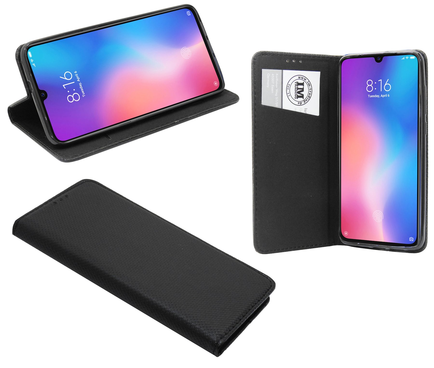 futerał na telefon komórkowy futerał ochronny futerał na portfel flipcase akcesoria karta kredytowa funkcja dowodu osobistego elegancki odporny na wstrząsy futerał na książkę cienka kieszeń na kartępoliuretan futerał na telefon komórkowy portfel boczny składany futerał funkcja stojaka torebka imitacja skóry firmowy sejf
