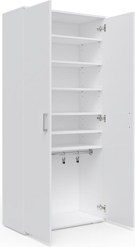 Vicco Szafka na buty Torge, 80 x 178 cm, Biały