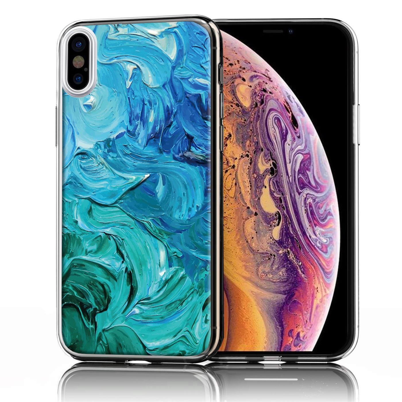 Etui silikonowe Motif TPU do Apple iPhone XS Max z wzorem na obudowie telefonu komórkowego