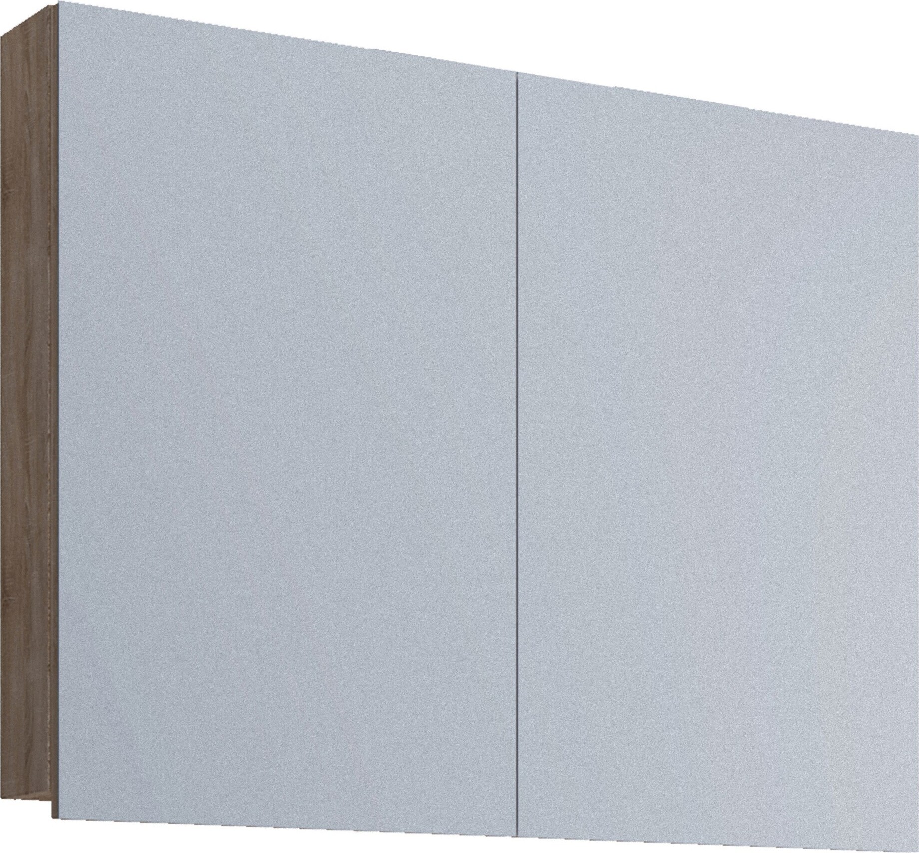 VCB1 szafka łazienkowa z lustrem szafka z lustrem 80 cm,Replika dąb sonoma.