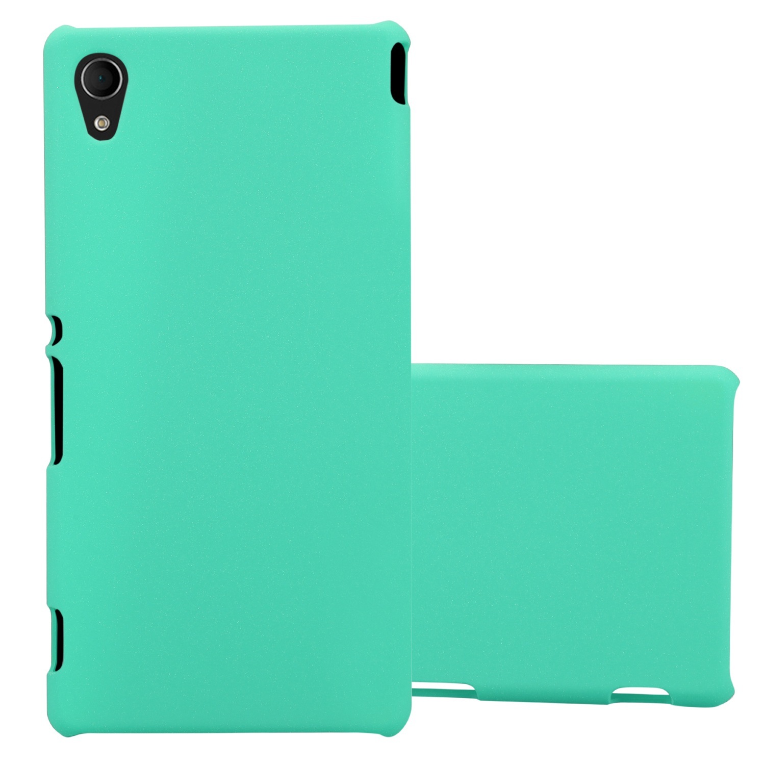 Etui ochronne Cadorabo do Sony Xperia M4 AQUA w kolorze zielonym Hard Case pokrowiec na telefon komórkowy