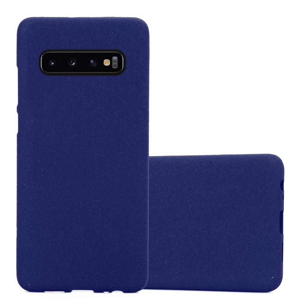 Etui ochronne Cadorabo do Samsung Galaxy S10 4G w niebieskim etui na telefon komórkowy TPU Etui Cover Case