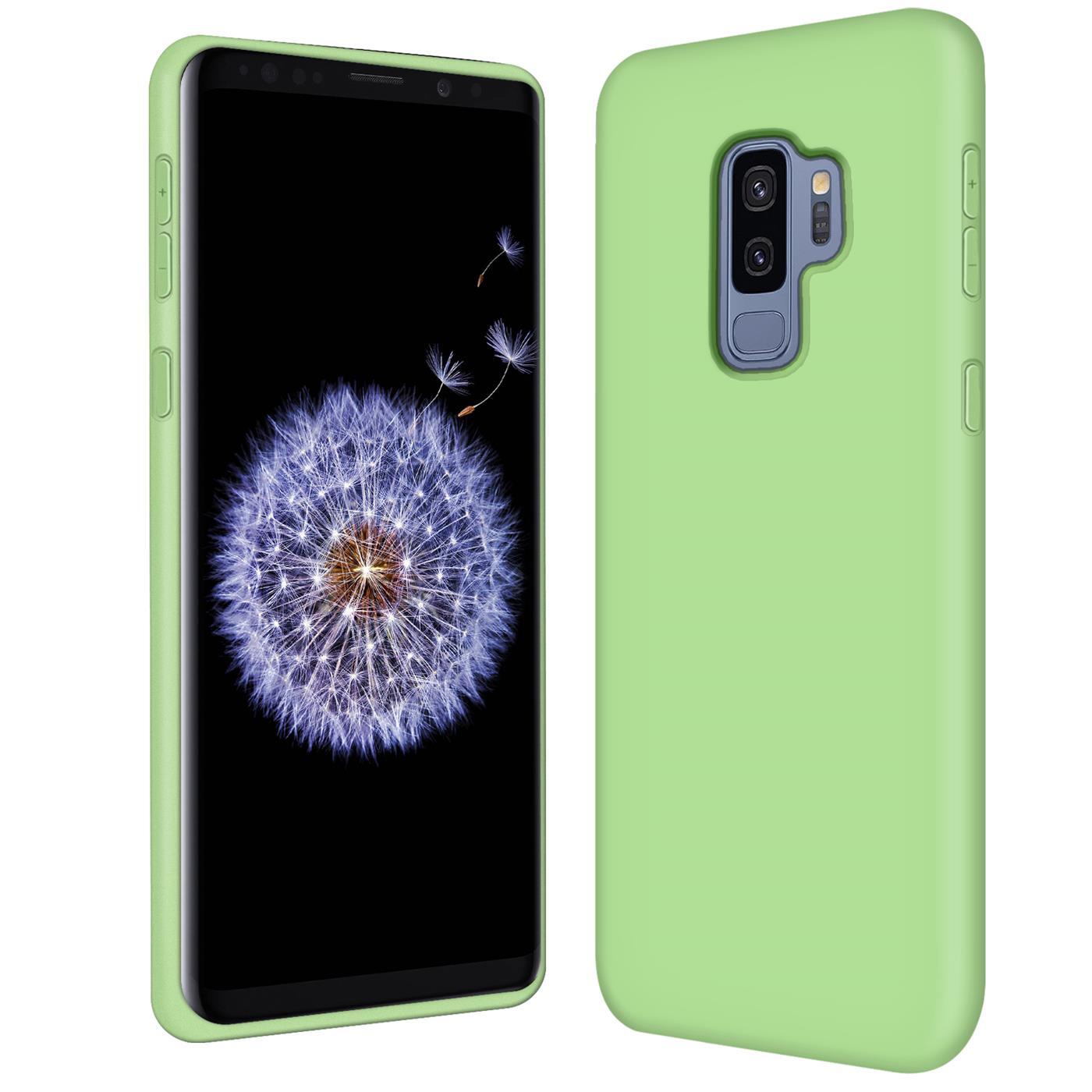 Pokrowiec ochronny na telefon komórkowy Samsung Galaxy S9+ silikonowo-żelowe etui na telefon komórkowy, zielone