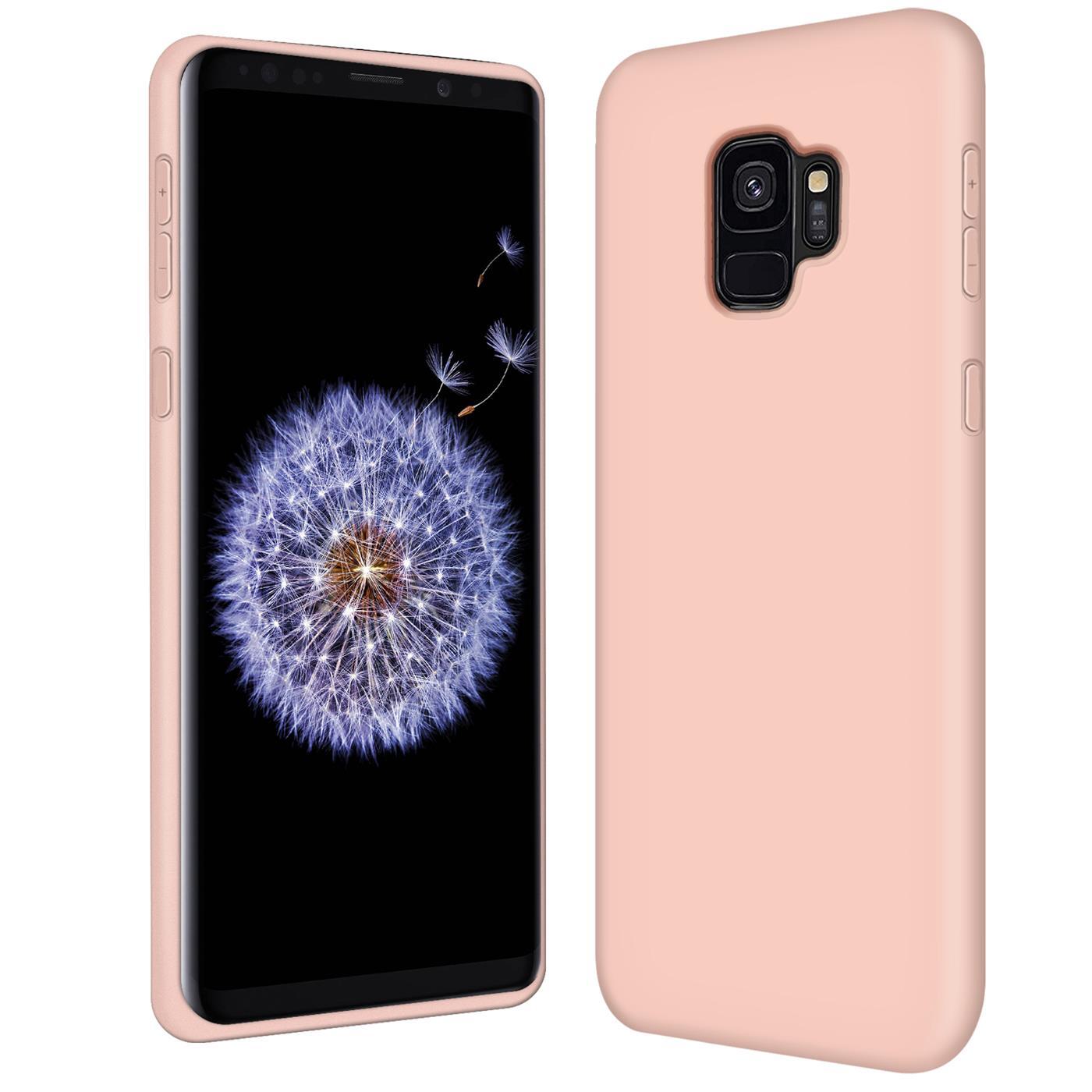 Etui na telefon komórkowy Samsung Galaxy S9 silikonowe etui żelowe na telefon komórkowy, różowe