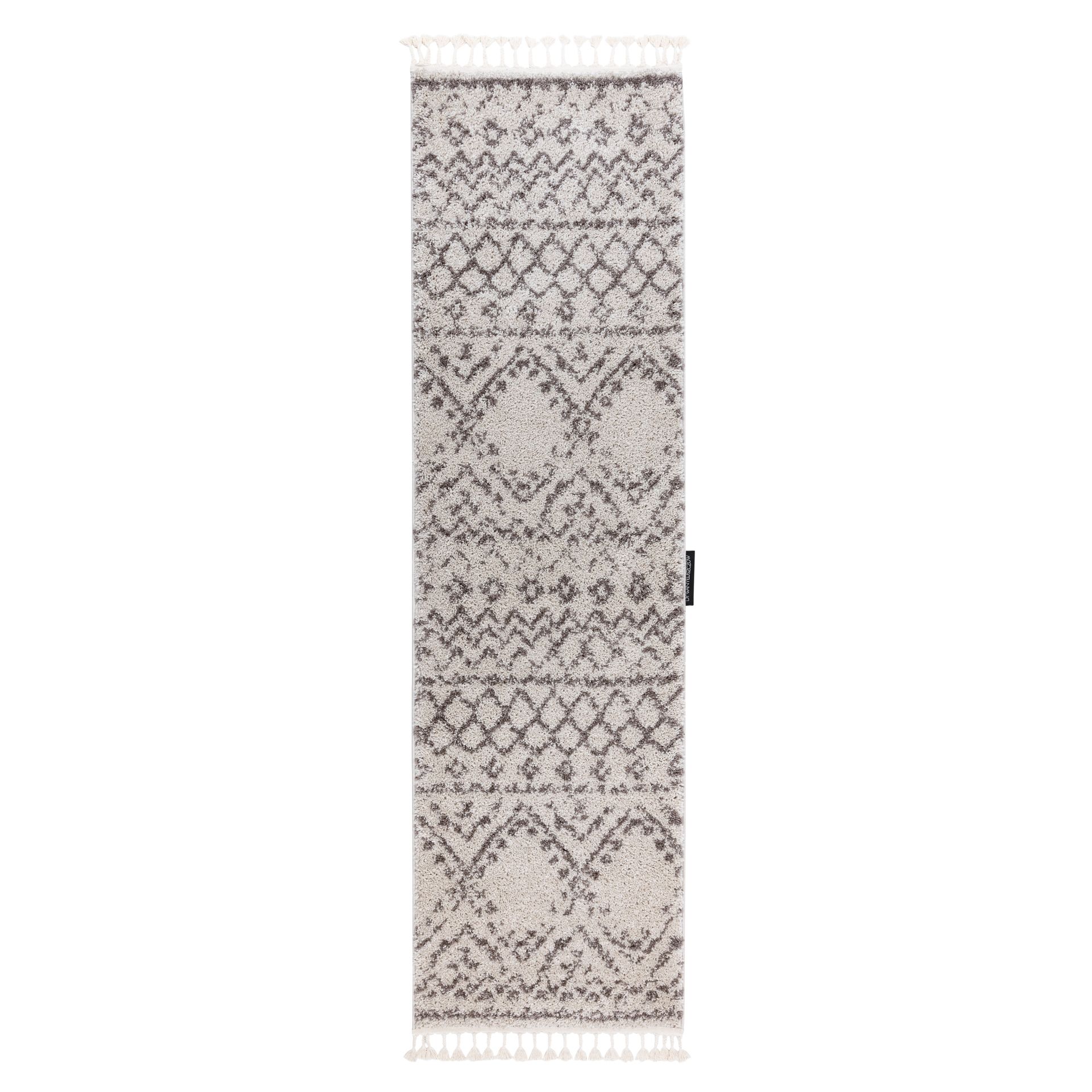 Dywan, Chodnik BERBER RABAT krem - do kuchni, przedpokoju, na korytarz beżowy 60x300 cm
