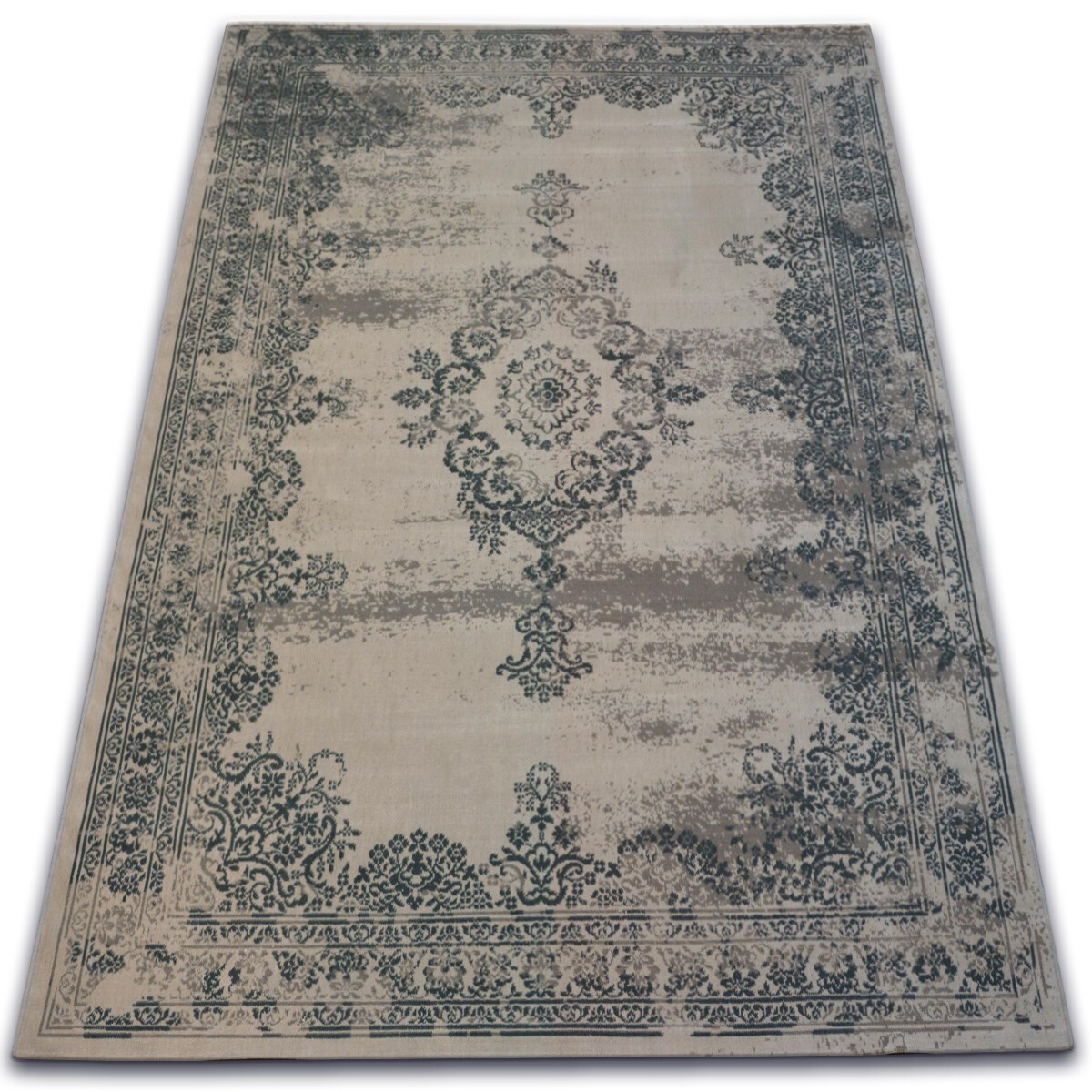 Dywan Vintage Rozeta 22206/085 szary beżowy 120x170 cm