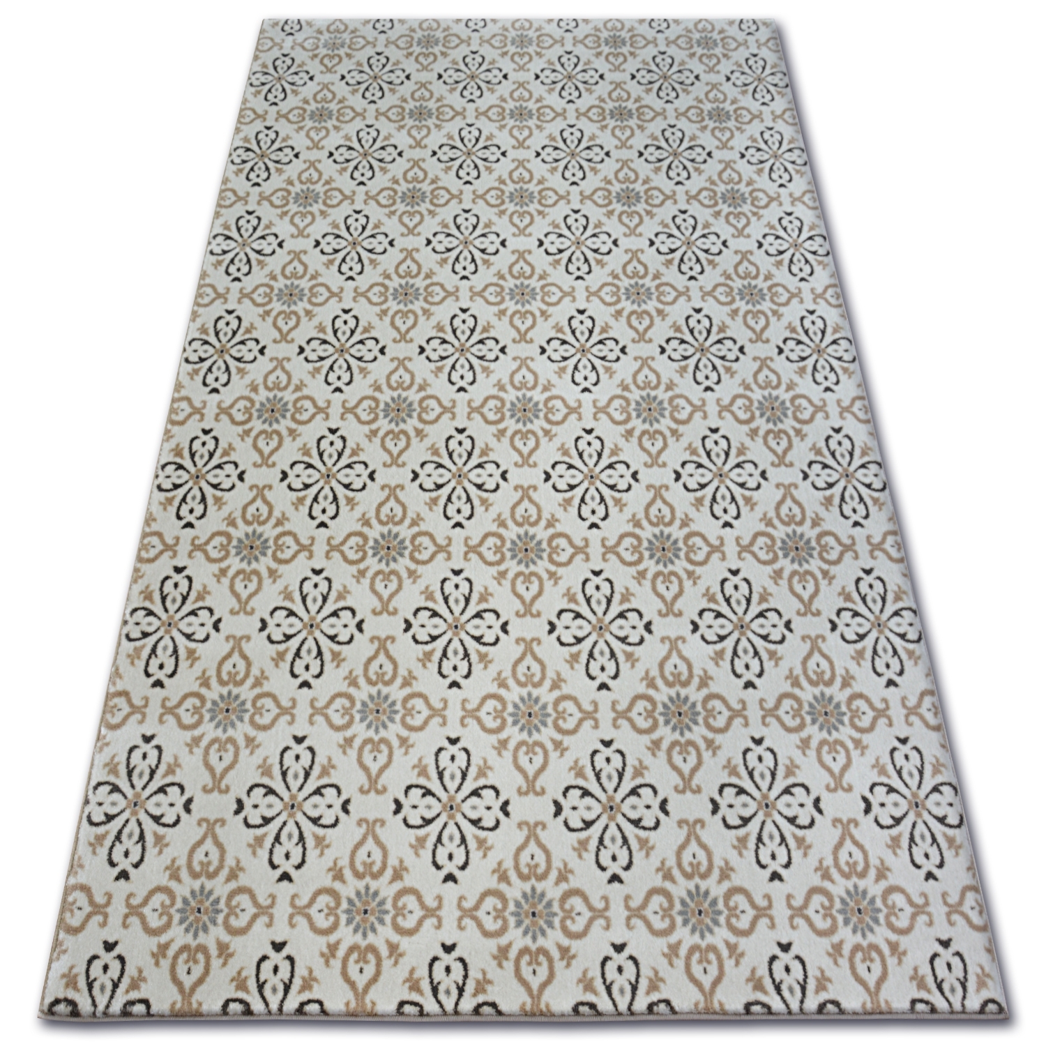 Dywan ARGENT - W4949 Kwiaty Krem beżowy 160x220 cm