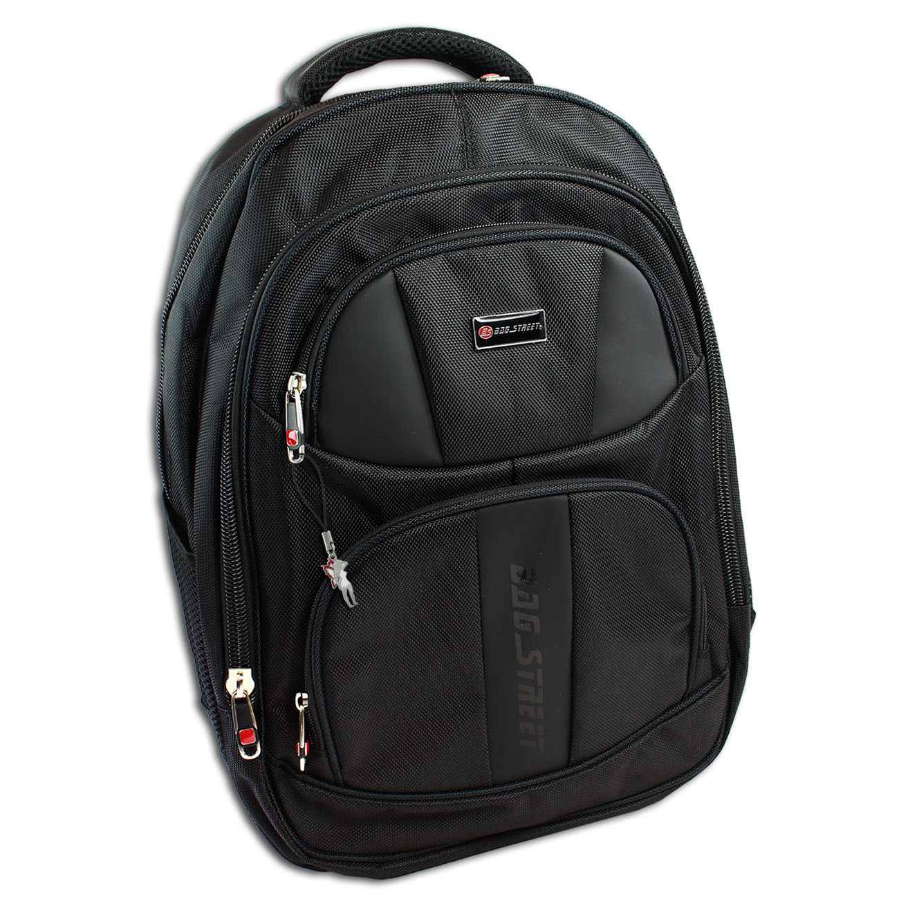 Torba Street Synthetic Plecak Sportowy Męski Damski Czarny 46x30x20 OTJ652S
