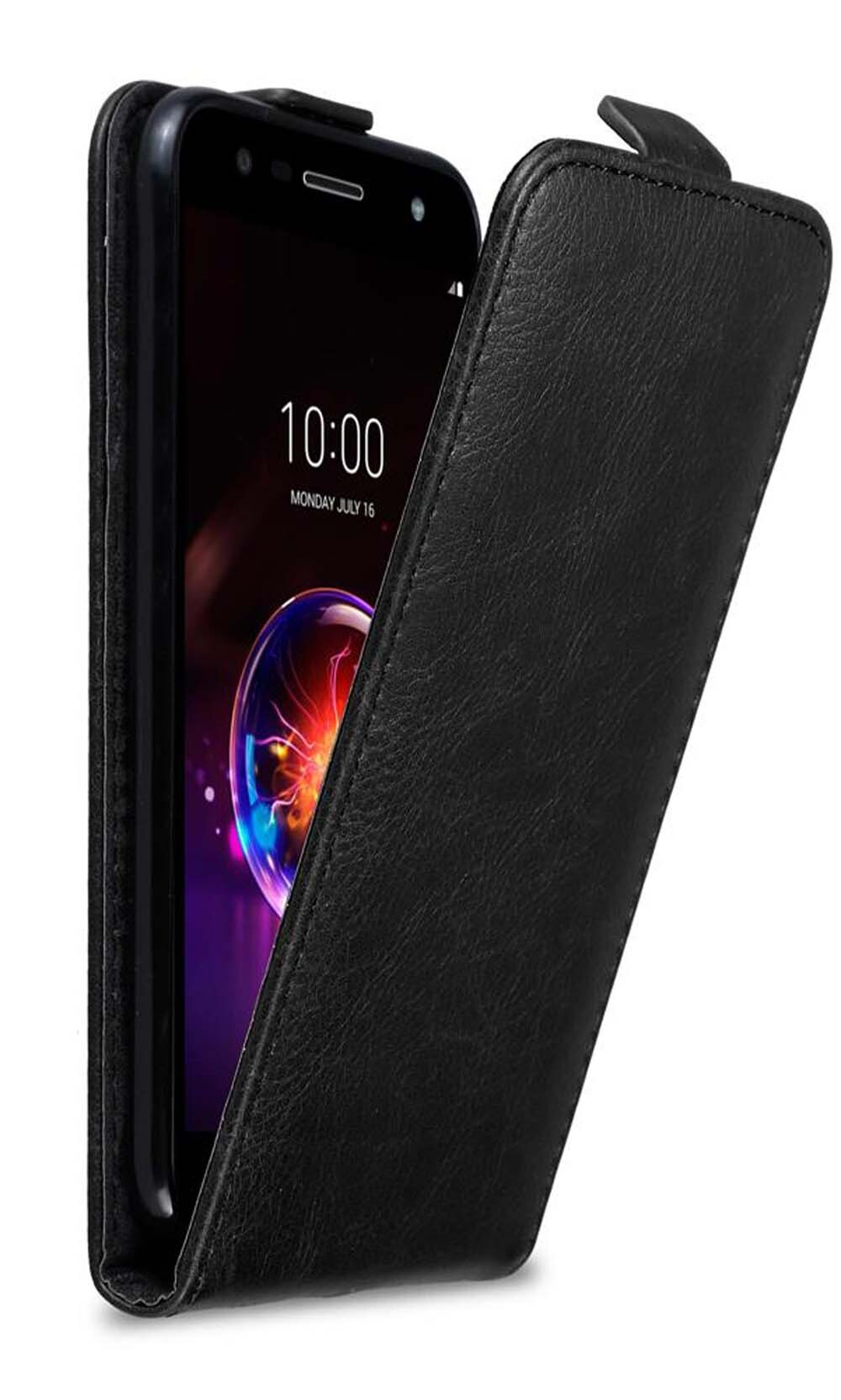 Pokrowiec Cadorabo do LG X POWER 3 w kolorze czarnym Etui z klapką na telefon komórkowy Etui Pokrowiec