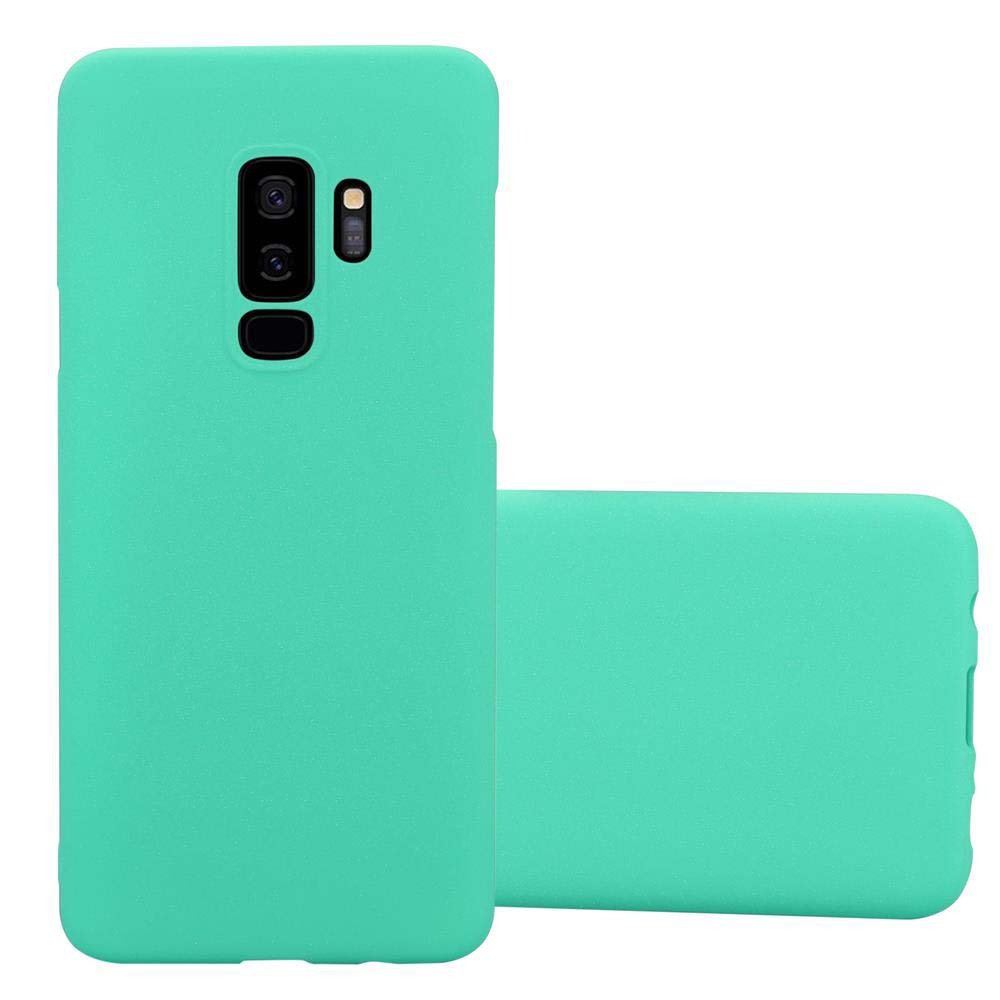 Etui ochronne Cadorabo do Samsung Galaxy S9 PLUS w kolorze zielonym Hard Case pokrowiec na telefon komórkowy