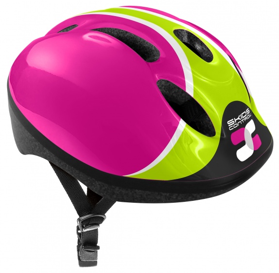 Kask rowerowy / łyżworolkowy dziewczęcy różowy rozmiar 52-56 cm
