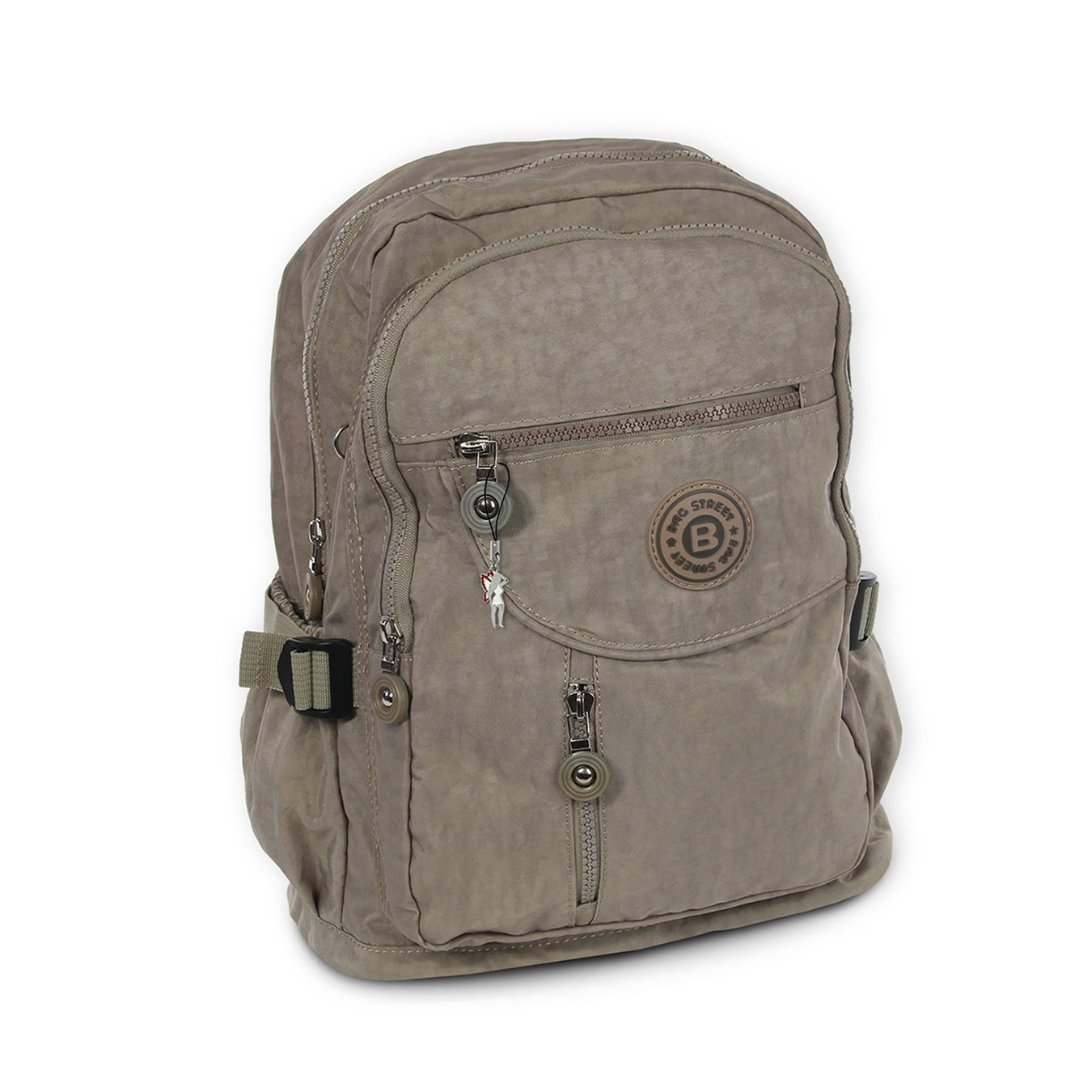 Torba Street nylon plecak damski męski torba sportowa kamień brązowy 30x18x38 D2OTJ604L