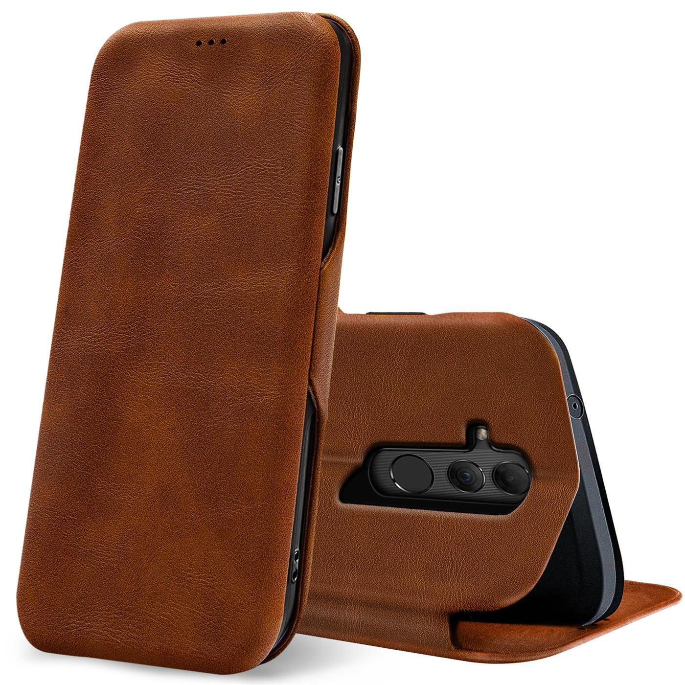 Etui z klapką dla Huawei Mate 20 Lite Etui Book Cover Etui na telefon komórkowy z gniazdem na kartę Etui ochronne Premium