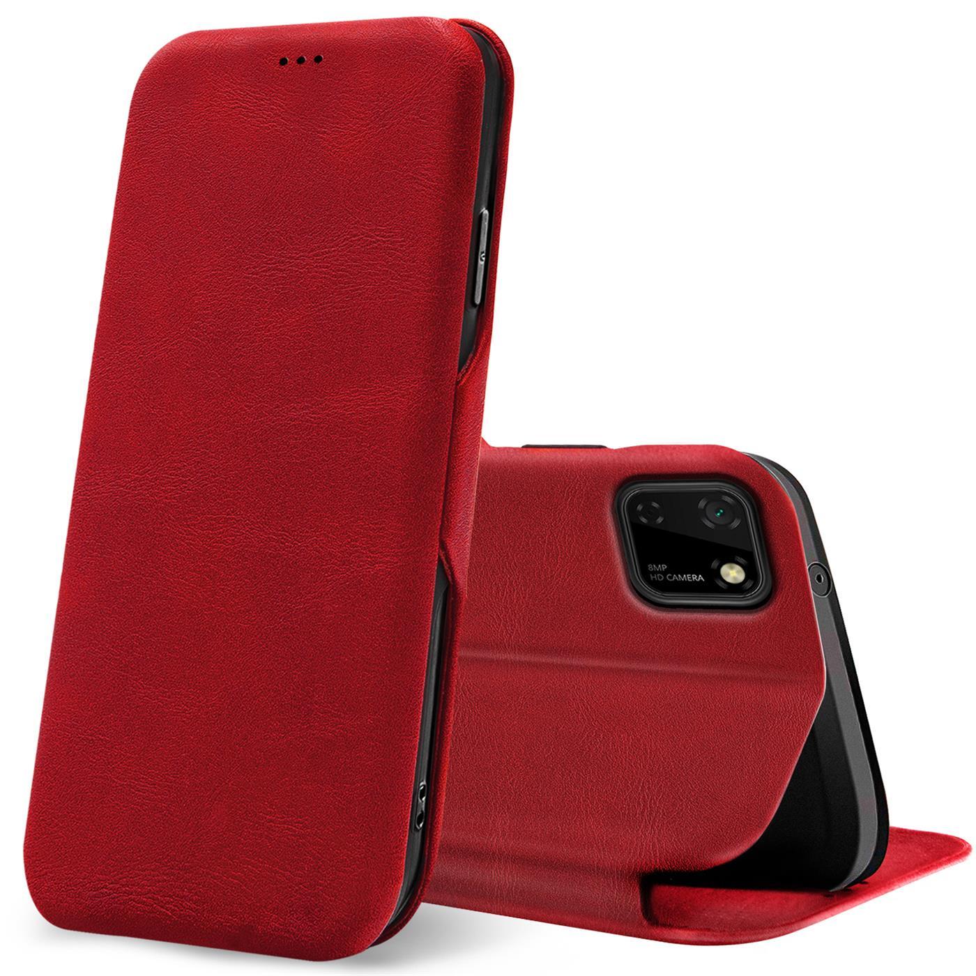 Etui z klapką dla Huawei Y5p Etui na telefon komórkowy z kieszenią na kartę Etui ochronne Premium