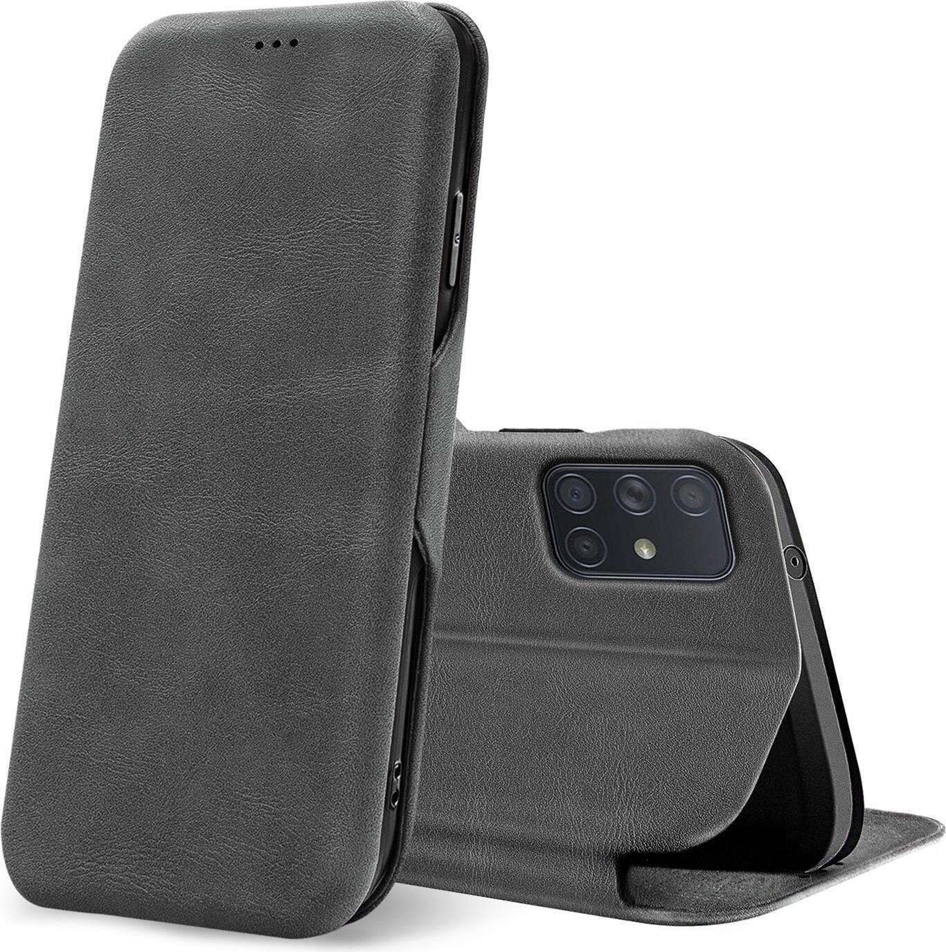 Etui z klapką dla Samsung Galaxy A71 Etui Book Cover Etui na telefon komórkowy z gniazdem na kartę Etui ochronne Premium