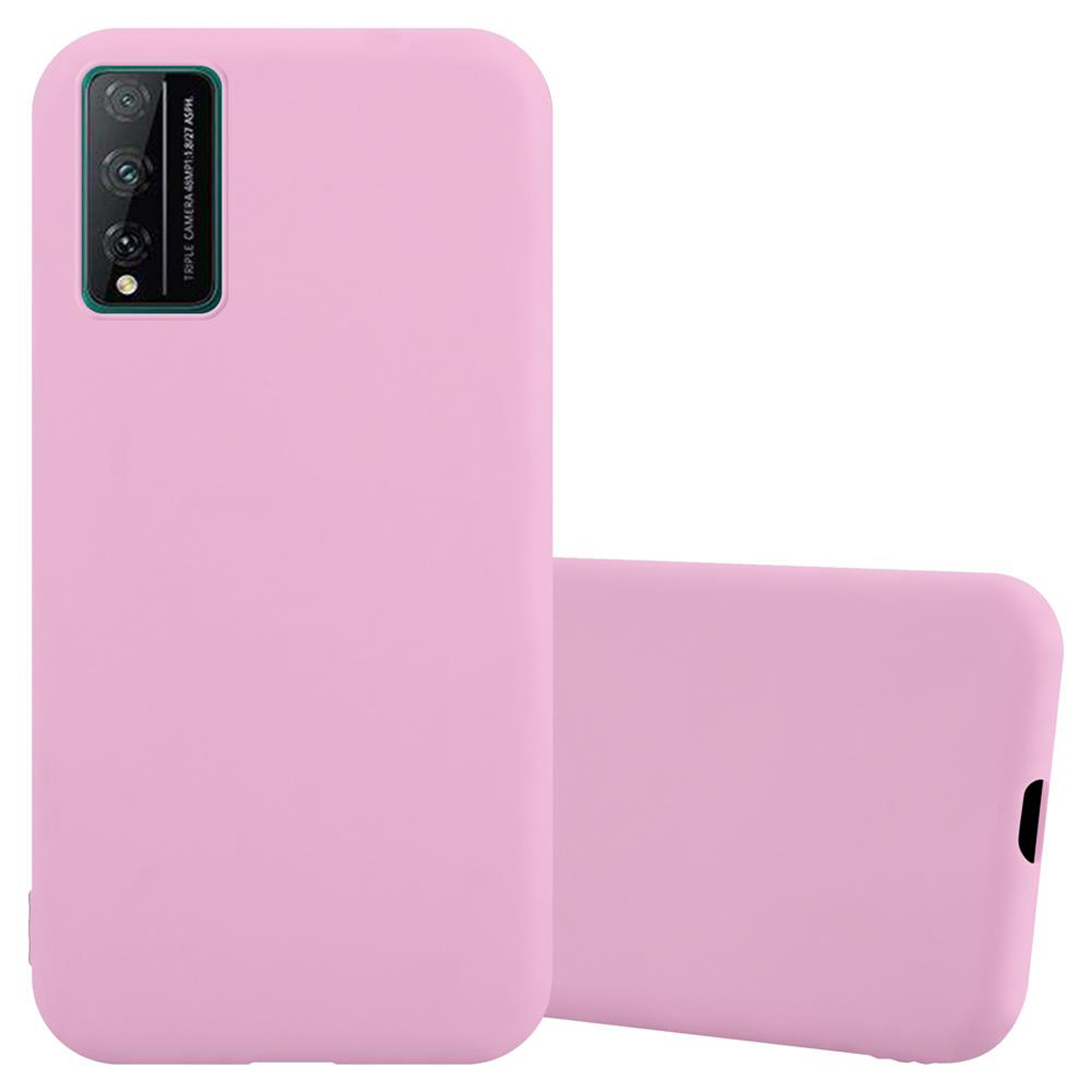 Etui Cadorabo do Honor PLAY 4T PRO - różowe etui na telefon komórkowy z silikonu TPU