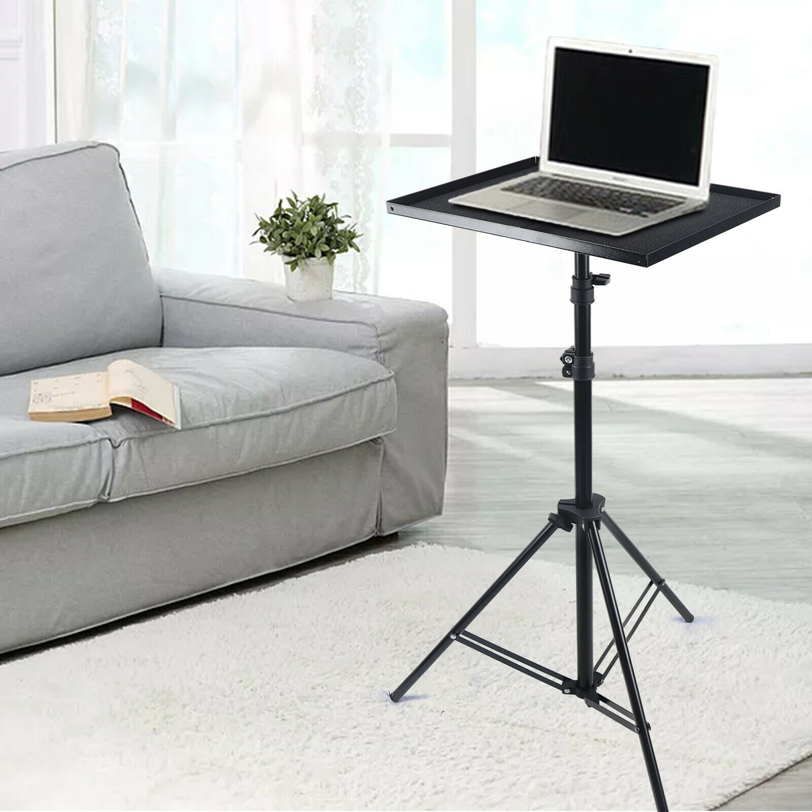 Stół do projektora Uchwyt do projektora Stojak do projektora Stół do projektora regulowany 69-190CM Stojak podłogowy Statyw Notebook