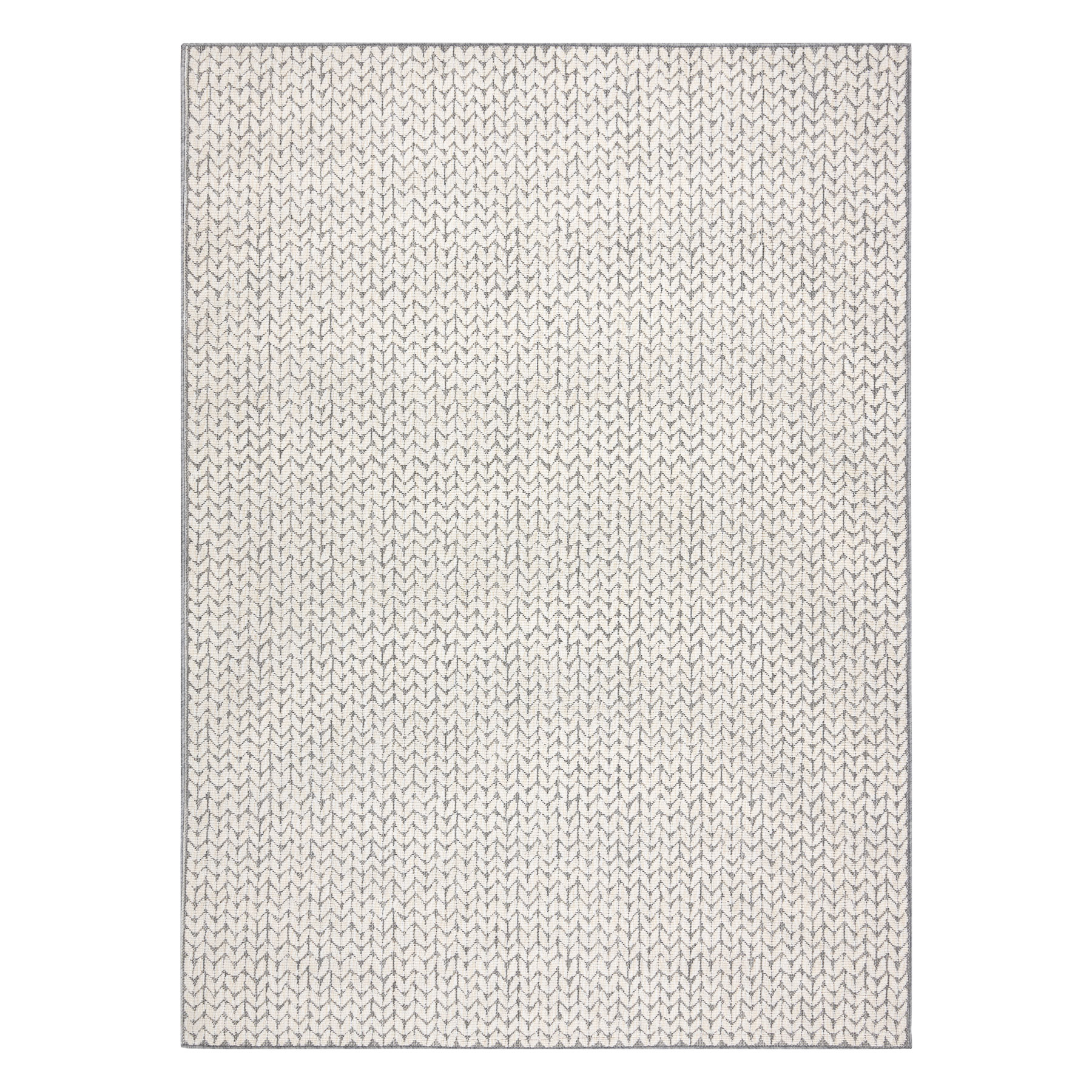 Dywan SPRING 20467332 Jodełka, chevron sznurkowy, pętelkowy - krem beżowy 200x290 cm