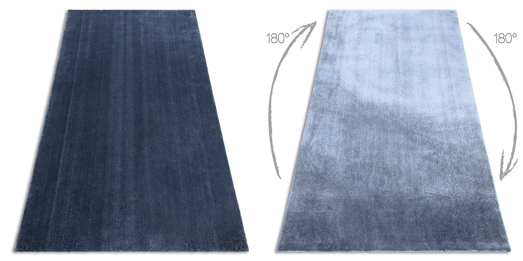 Dywan do prania CRAFT 71401099 miękki - niebieski 200x290 cm