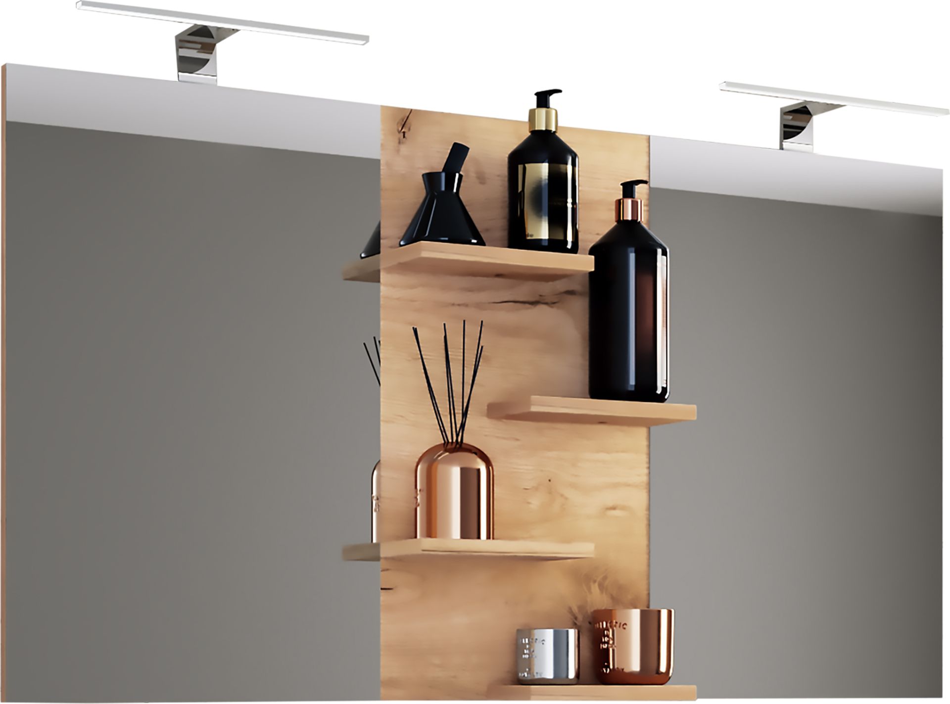 Budasi lustro do kąpieli dąbReplika .