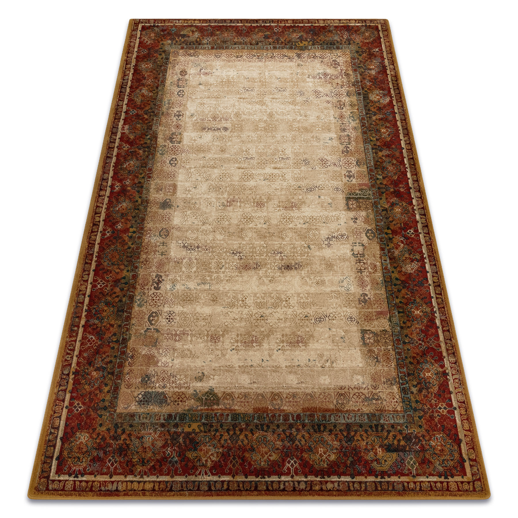 Dywan wełniany POLONIA PAMUK 2 czerwony 300x400 cm