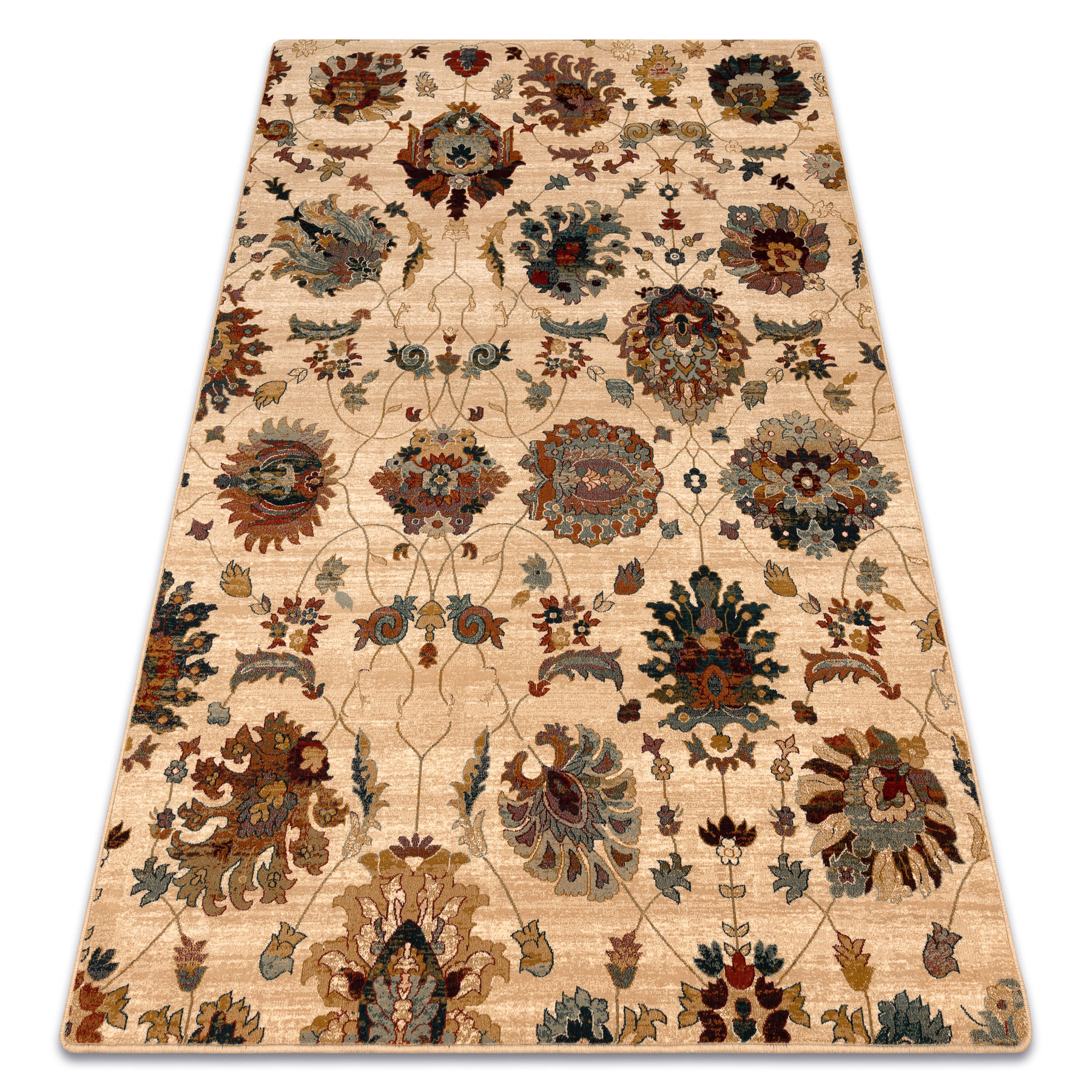 Dywan wełniany SUPERIOR LATICA krem beżowy 135x200 cm