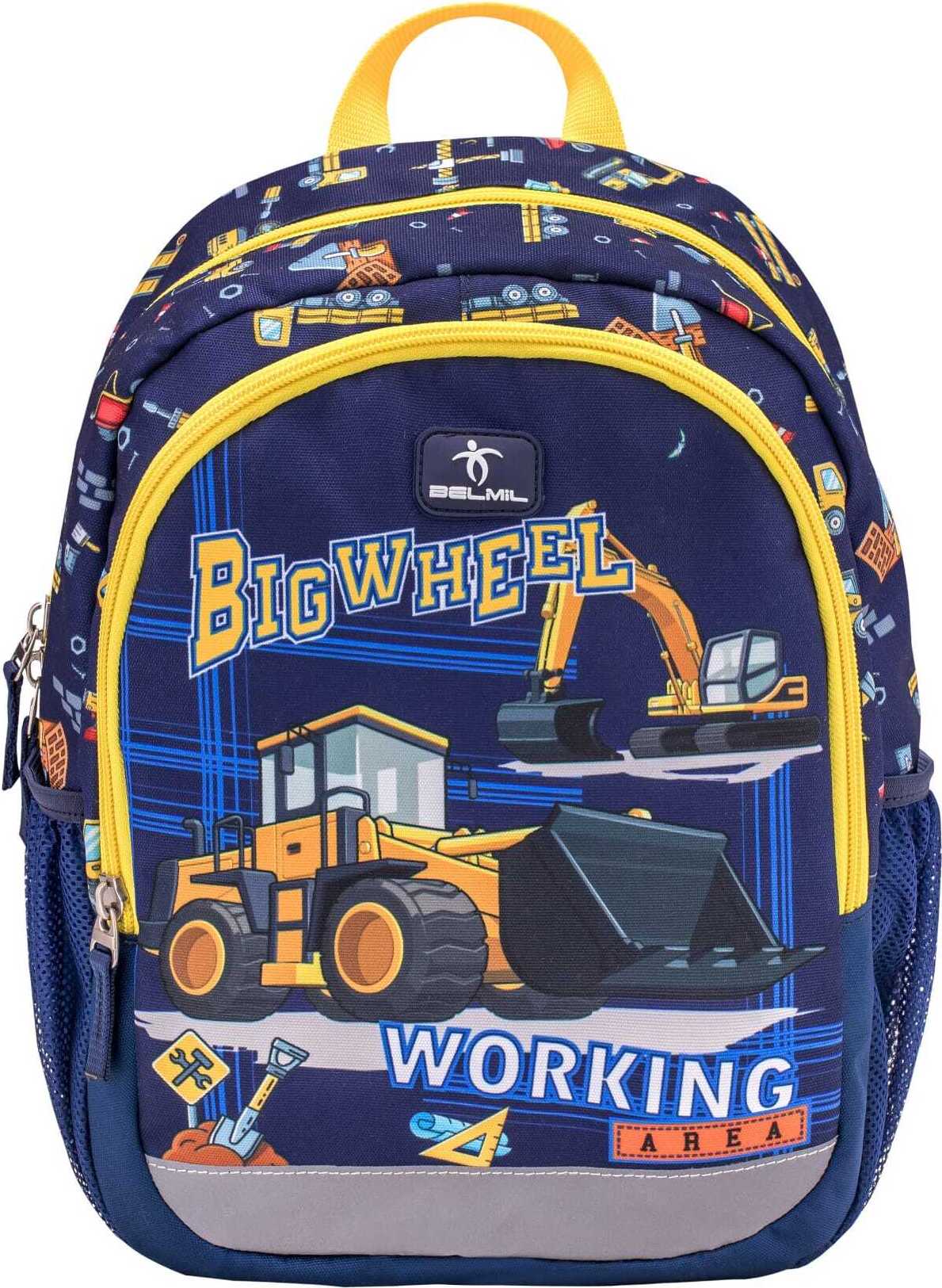 Plecak przedszkolny Kiddy Plus Big Wheel dla dzieci w wieku 3-6 lat