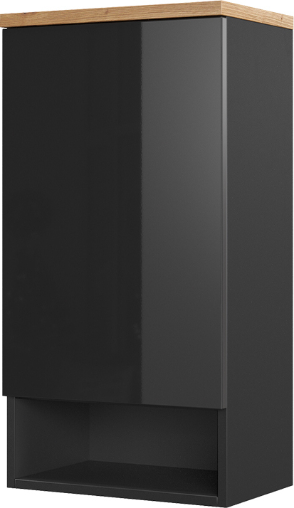 Vicco Szafka łazienkowa Eden, 40 x 77 cm, Antracyt/Dąb rzemieślniczy