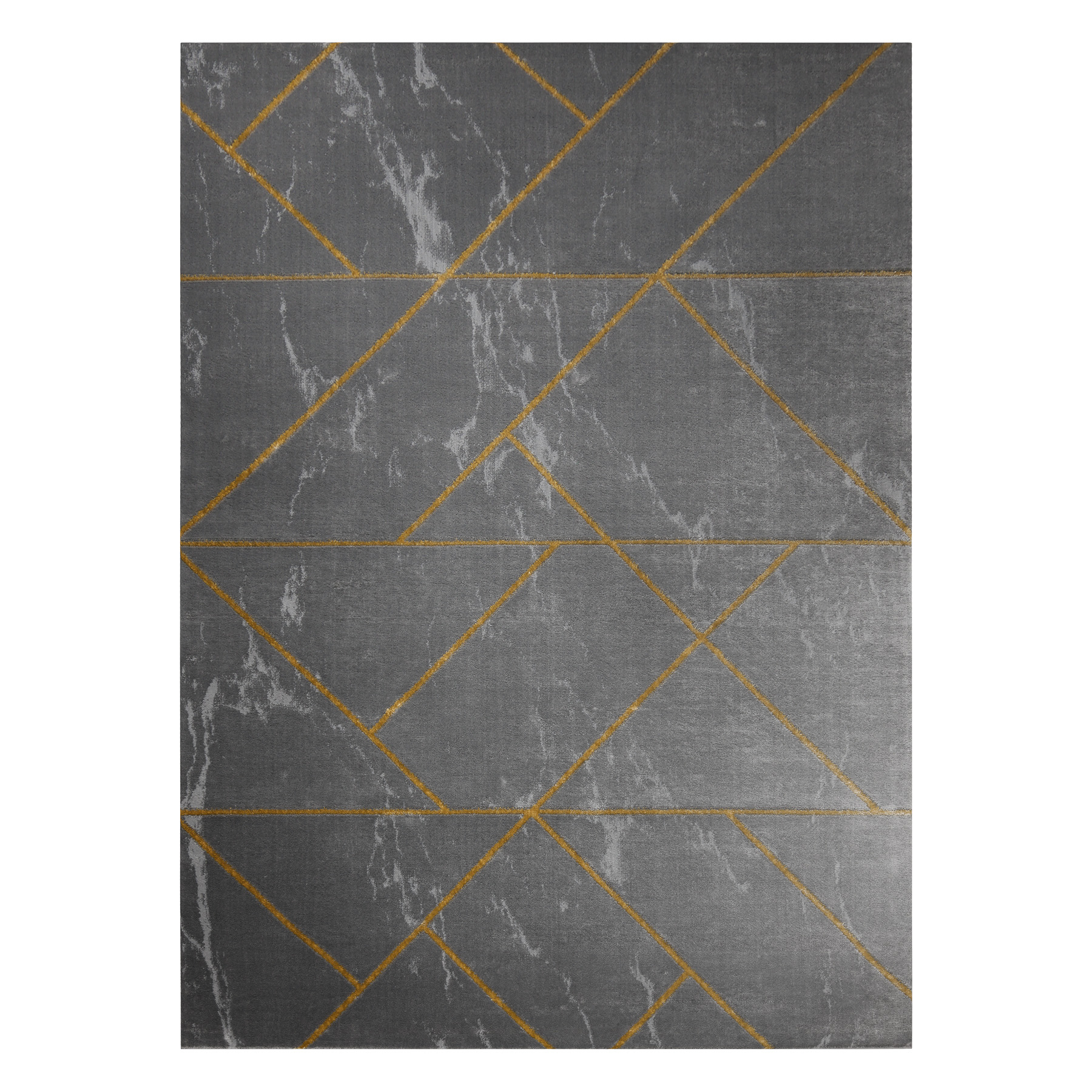 Dywan EMERALD ekskluzywny 1012 glamour, stylowy geometryczny, marmur / złoty szary 240x330 cm