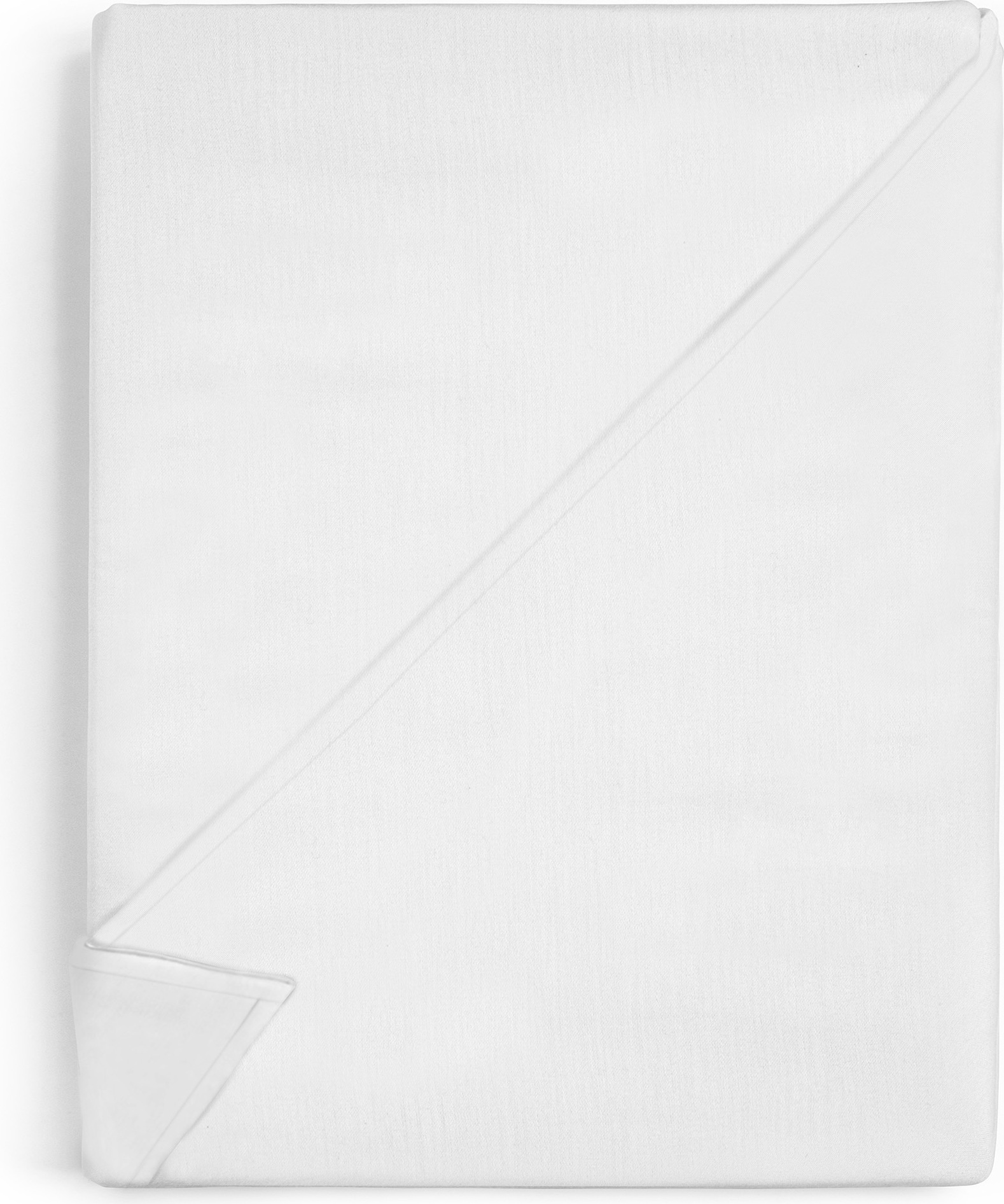Prześcieradło bez gumki z bawełny, wodoodporne, zestaw 2: 160 x 220 cm - białe prześcieradło bez gumki z bawełny do przykrycia Hotel 125 g/m²