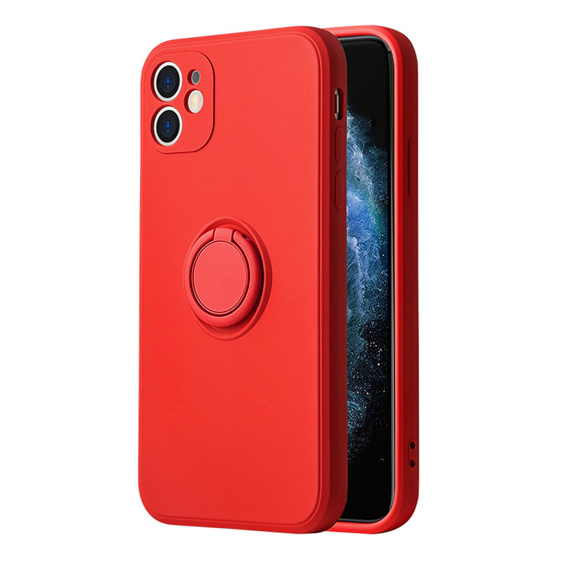 Vennus silikonowy pierścień do Samsung Galaxy S9 Plus Red etui ochronne na telefon komórkowy