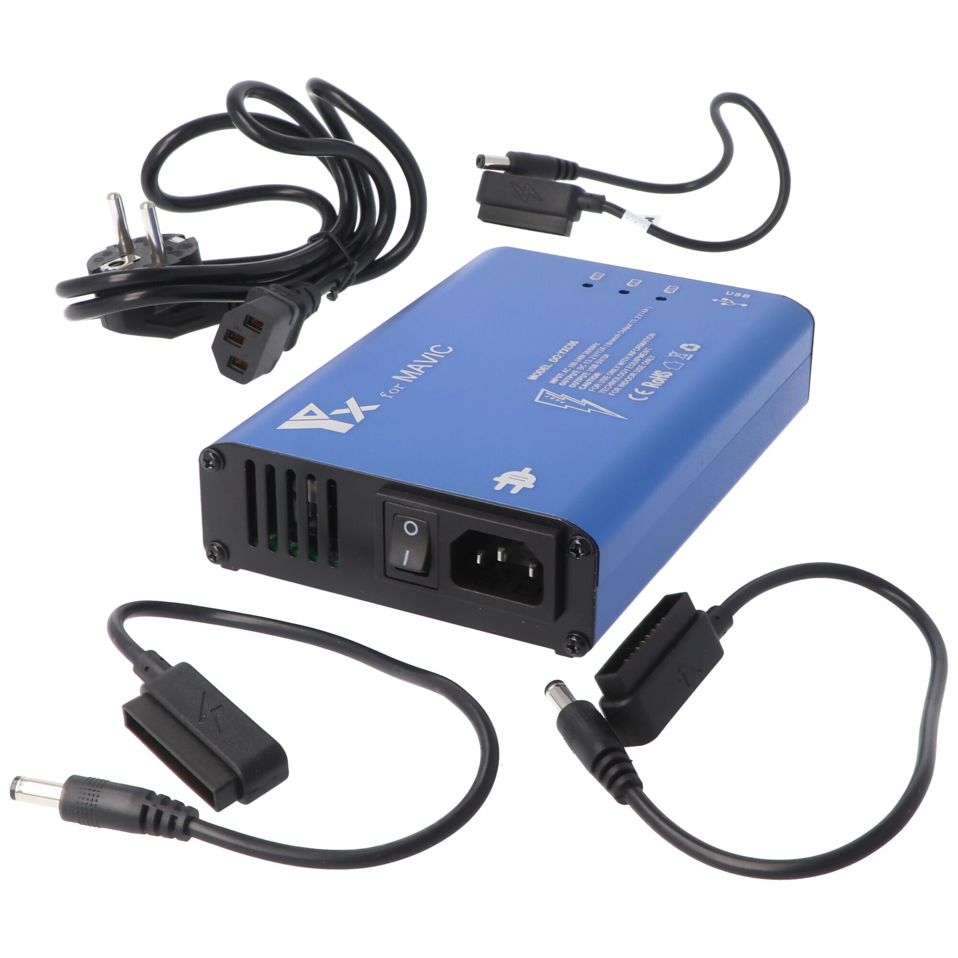 ładowarka 5 w 1 odpowiednia dla DJI Mavic Pro do ładowania akumulatorów DJI Mavic Pro, pilota zdalnego sterowania i smartfona
