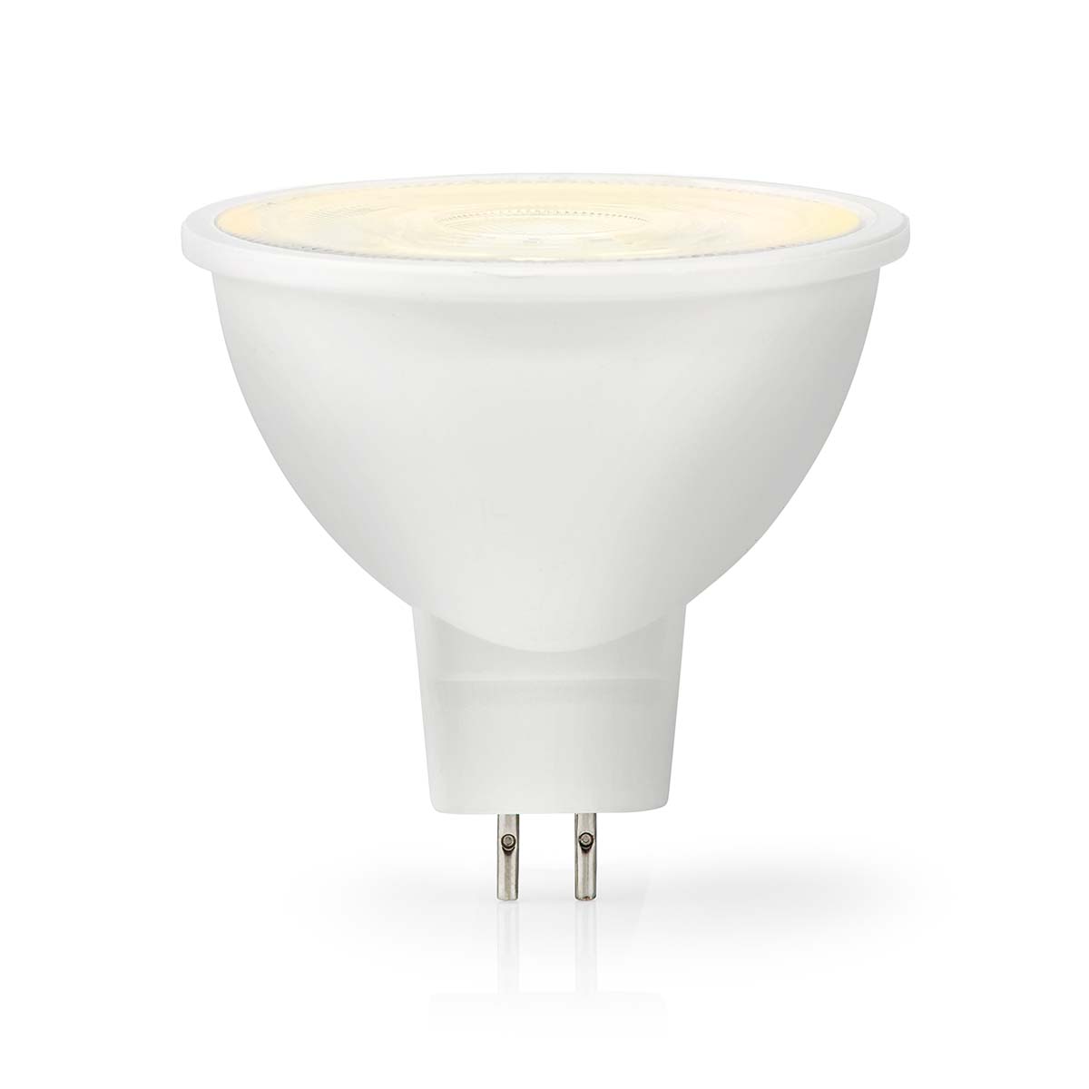 Nedis Lbgu53Mr162 Żarówka LED Gu5.3 Spot 5,8 W 450 Lm 2700 K Ciepła biel Przezroczysta Liczba żarówek w opakowaniu: 1 szt