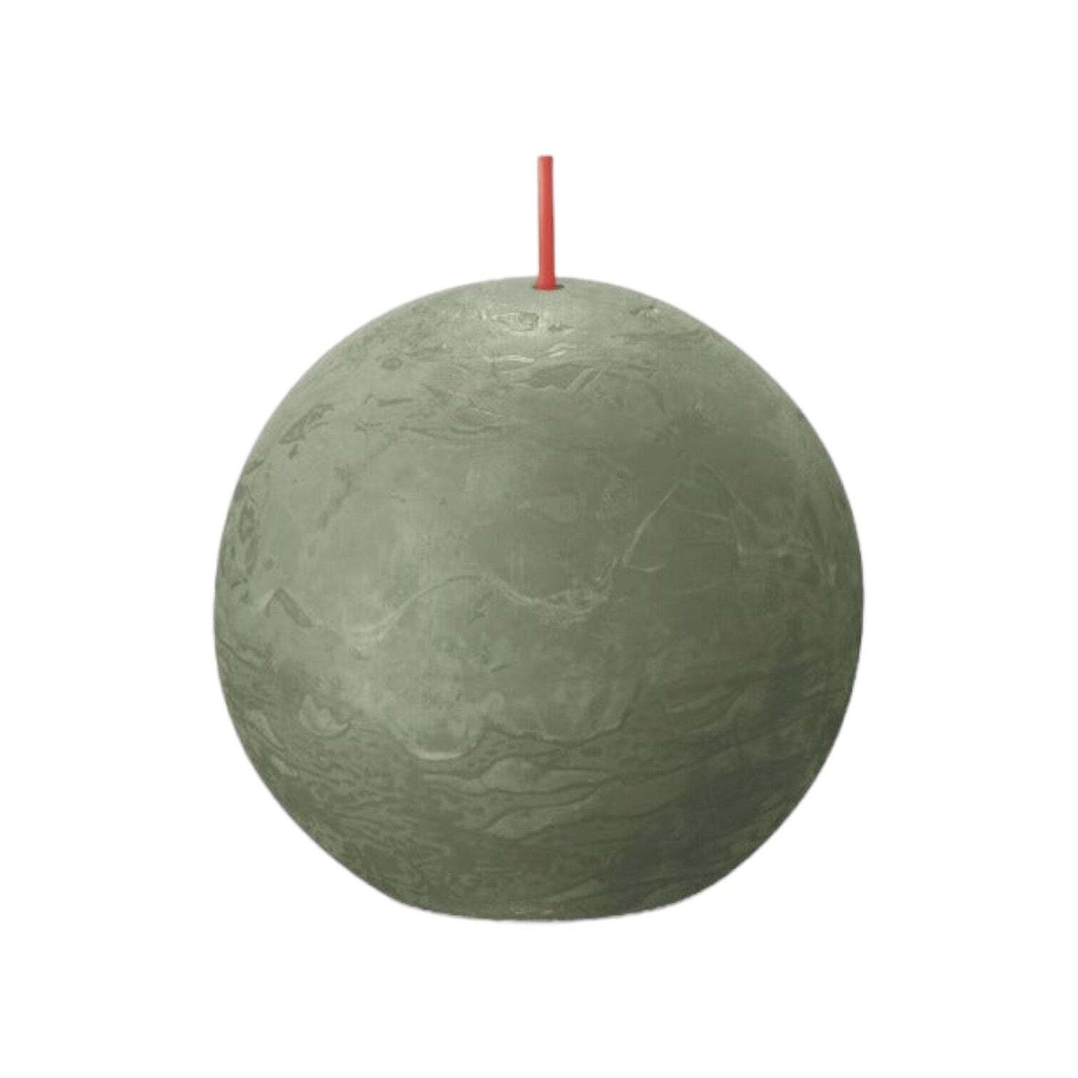 BOLSIUS świeca kulista Rustiko ø8cm o-gn 408745