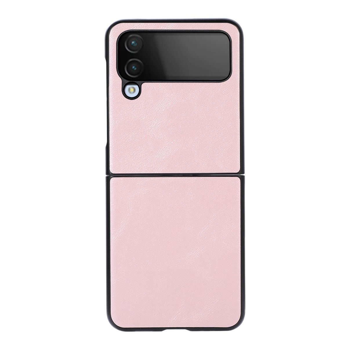 Pokrowiec König Design kompatybilny z Samsung Galaxy Z Flip4 5G - plastikowe, miękkie etui na telefon - różowy