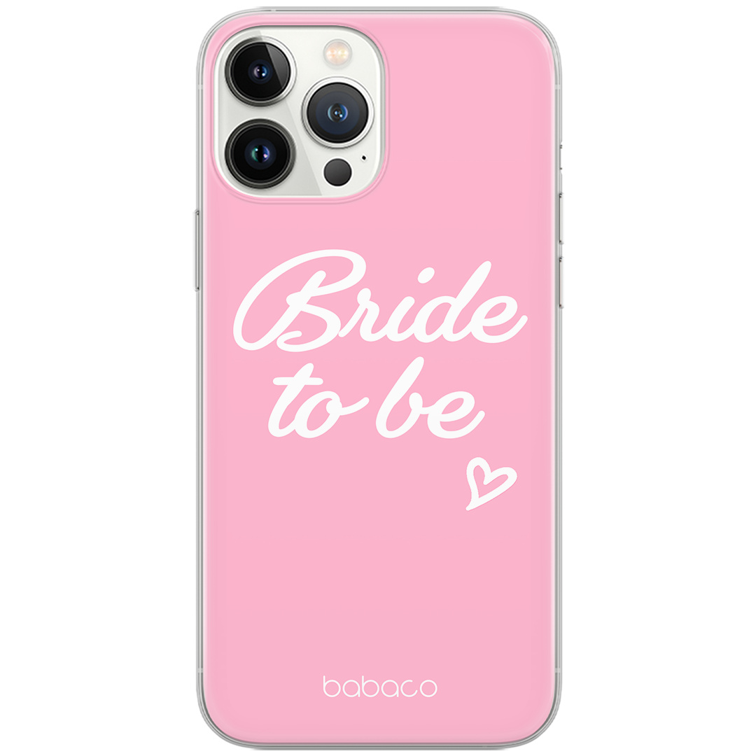 Etui do Samsung S22 PLUS Bride to be 001 Babaco Nadruk pełny Różowy
