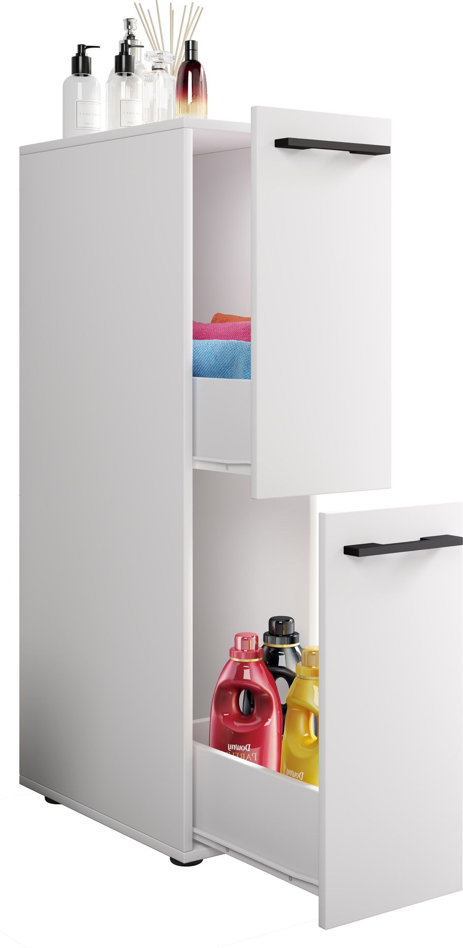 SadiloL szafka łazienkowa biały.