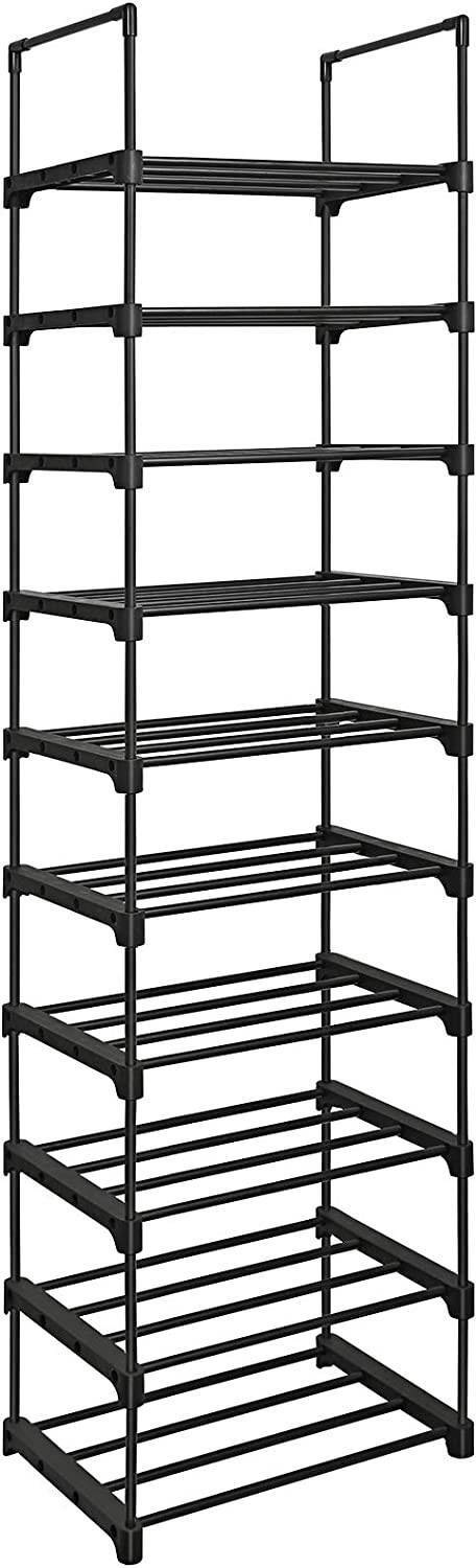 Szafka Na Buty Czarna Modułowa 174 Cm Loft