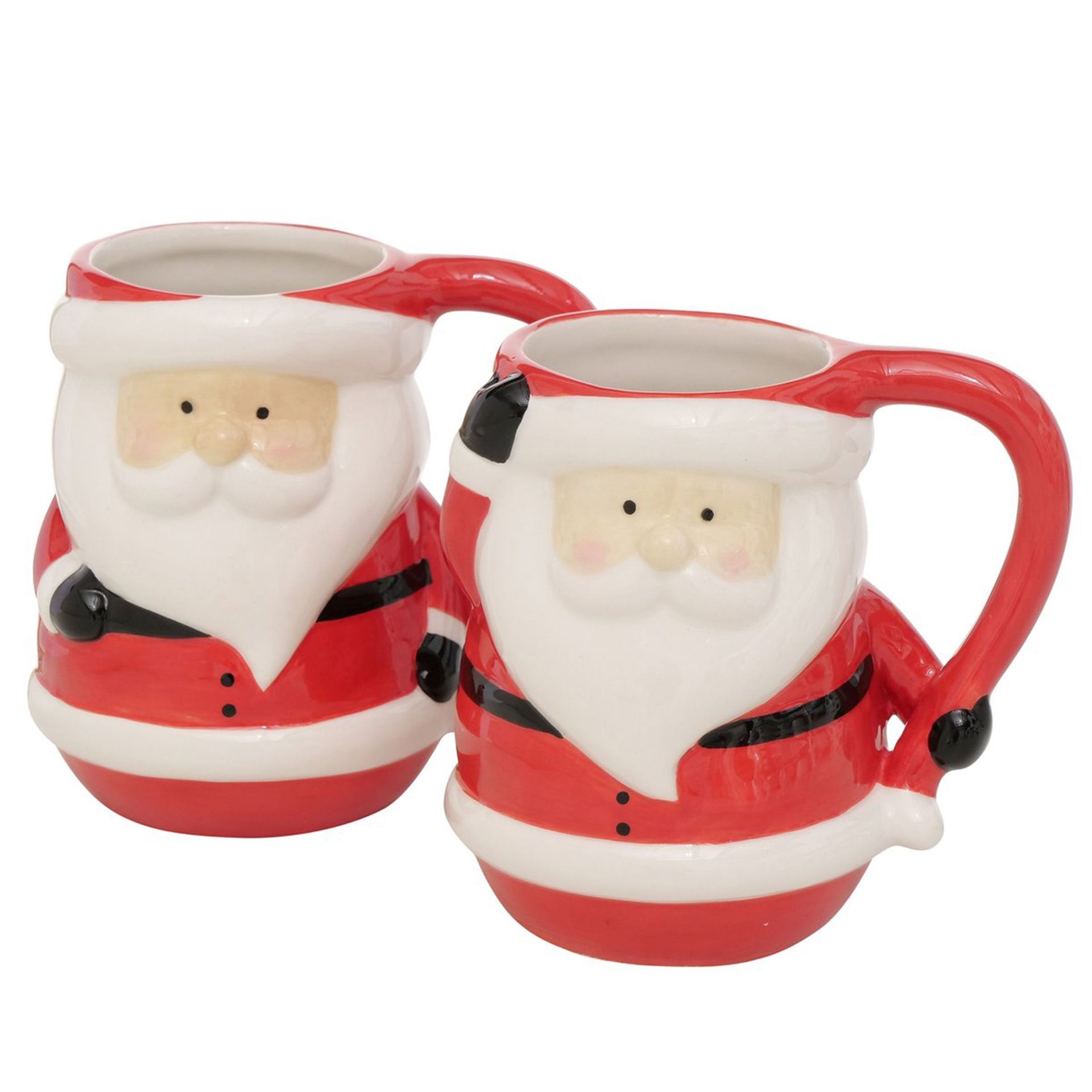 2x kubek do kawy Nicko 400ml czerwony kubek Mikołaj kubek grzane wino kakao dzbanek X-Mas