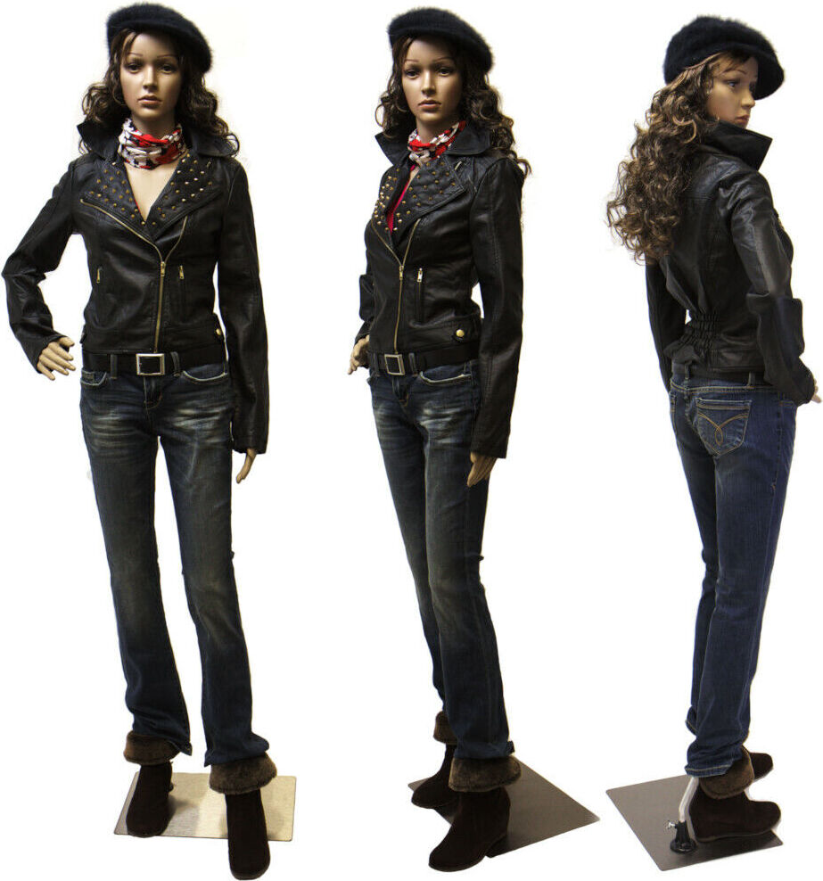 Eurotondisplay manekin z 2 darmowymi perukami SF-11 webiliche manekin kobieta manekin